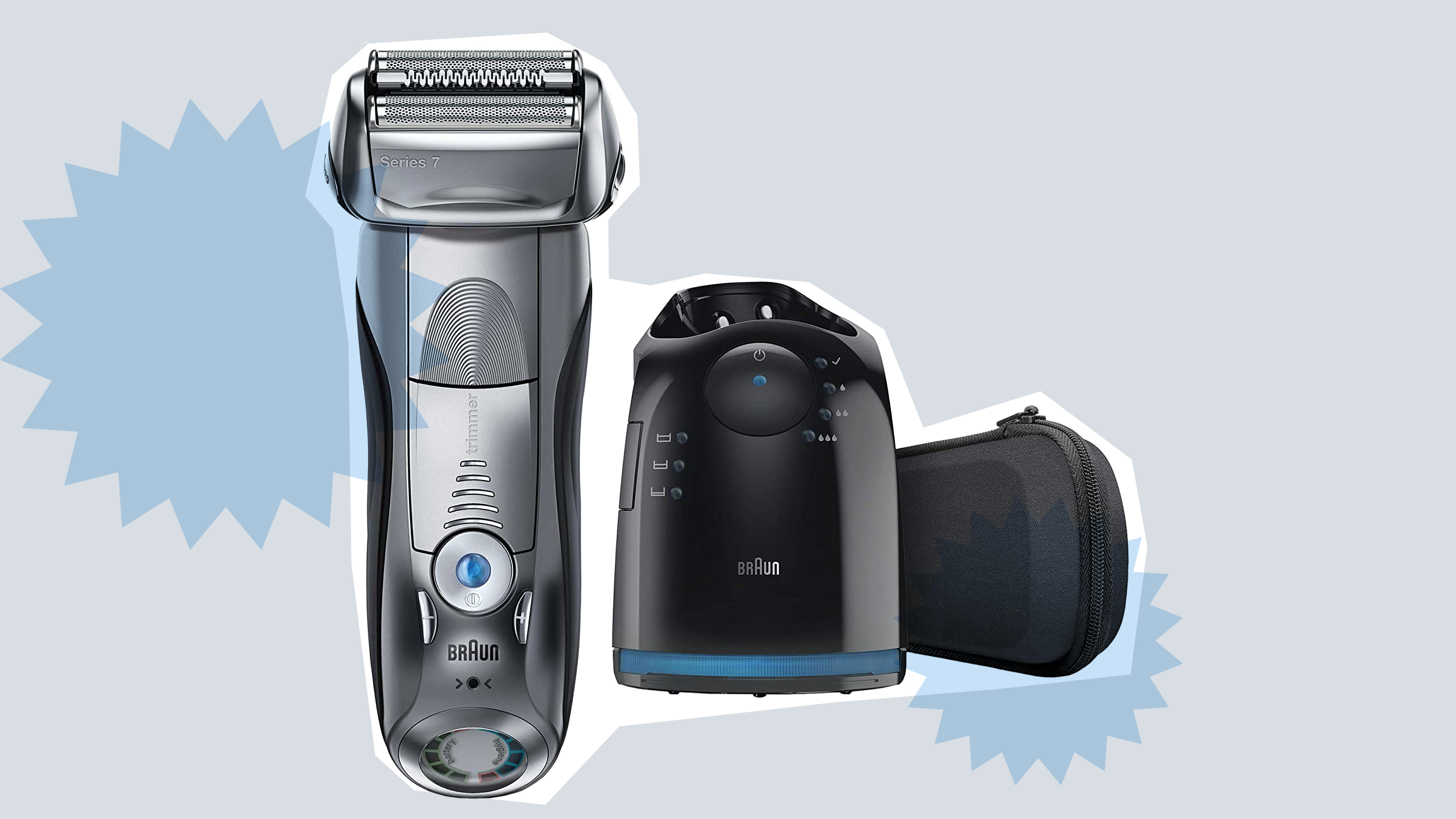 BRAUN Series 7 790cc-4 Wet/Dry Mens Electric Shaver newest W/ Dock Tested & Working