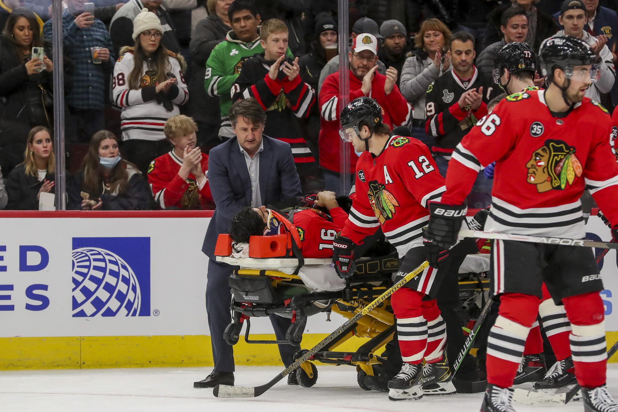 Blackhawks' Khaira released from hospital after scary hit