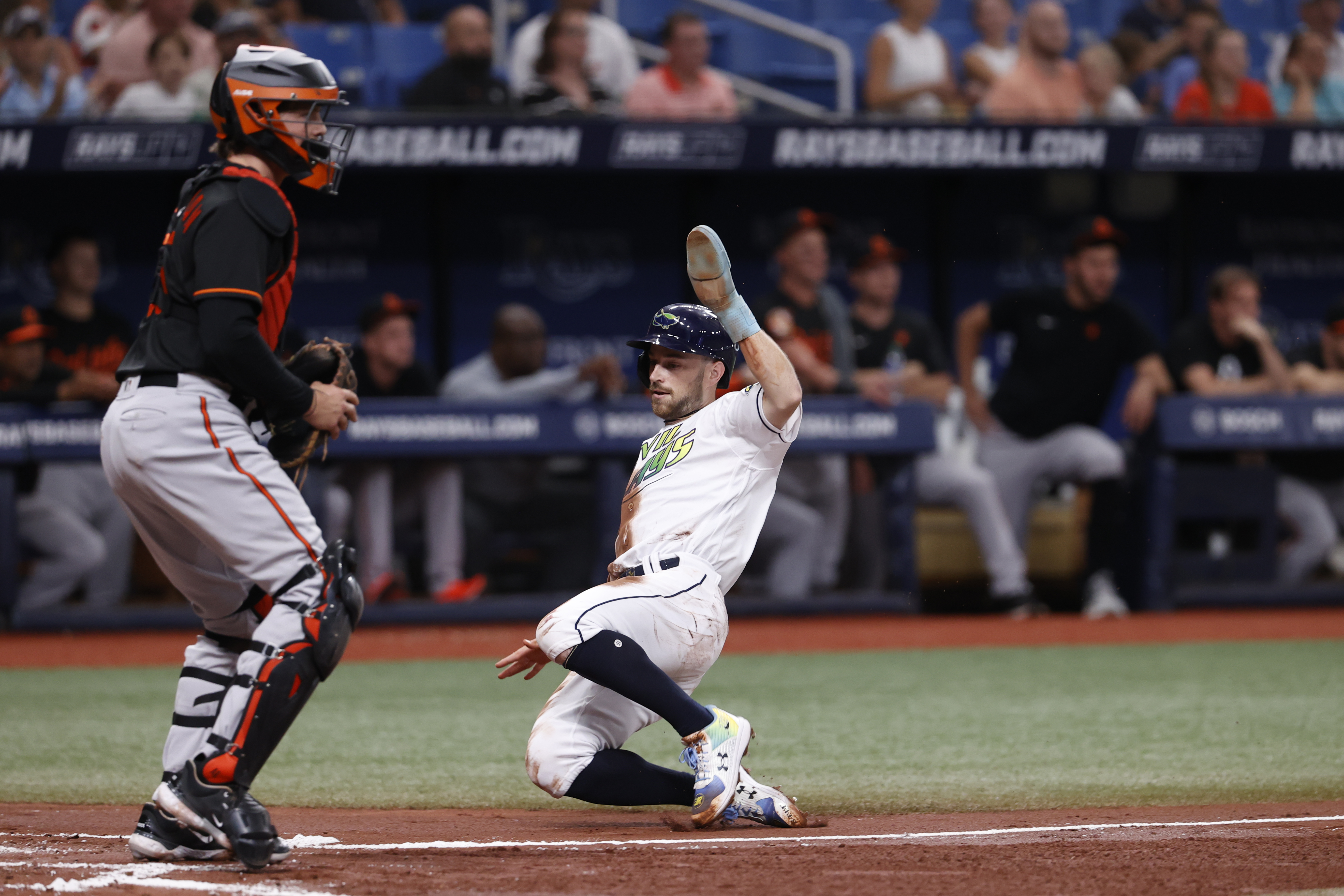 Photo: Baltimore Orioles v Tampa Bay Rays in St. Petersburg -  FLSN20230722114 
