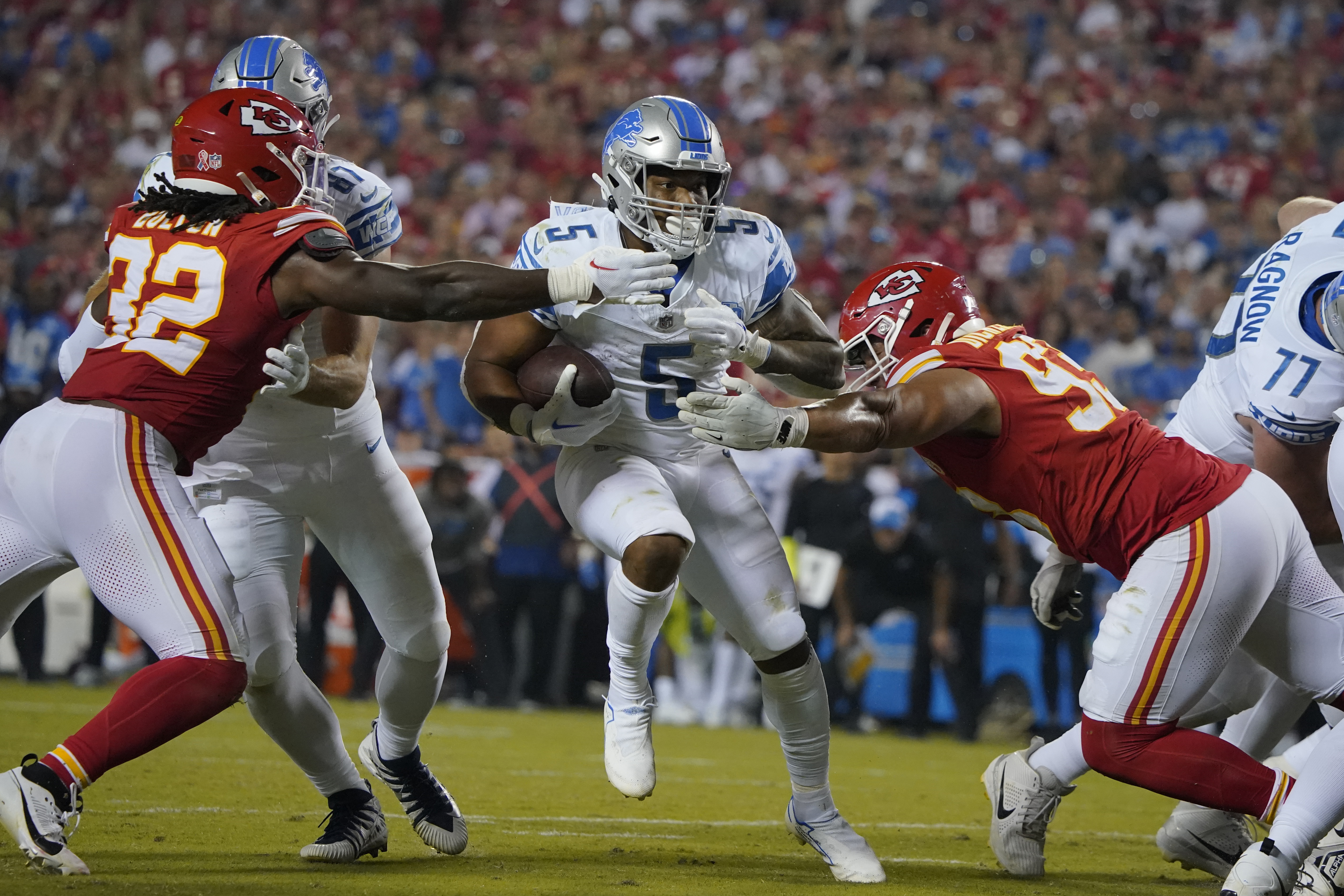 NFL opener: Detroit Lions beat Kansas City Chiefs 21-20