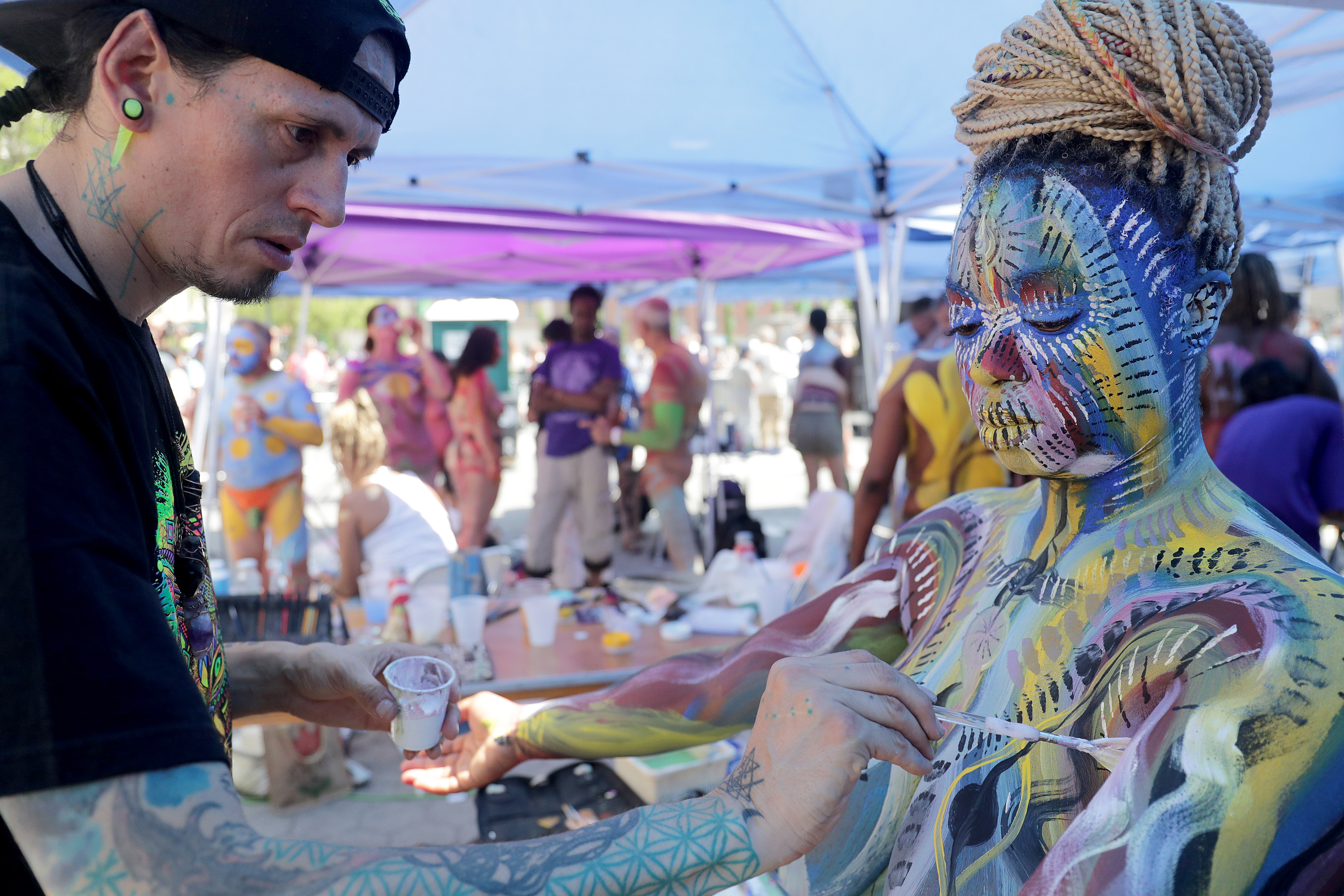 NYC Naked Bodypainting Day 2022 – New York Daily News