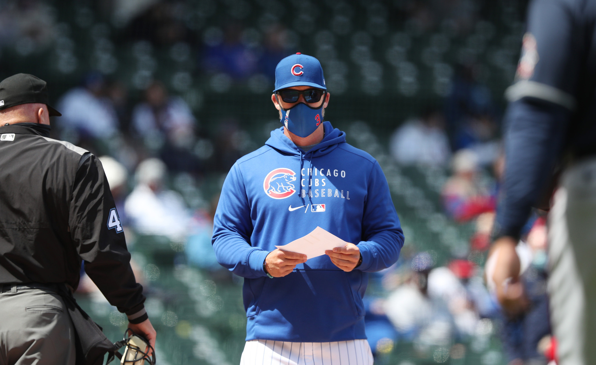 Cubs' Willson Contreras ejected, restrained by David Ross – NBC Sports  Chicago