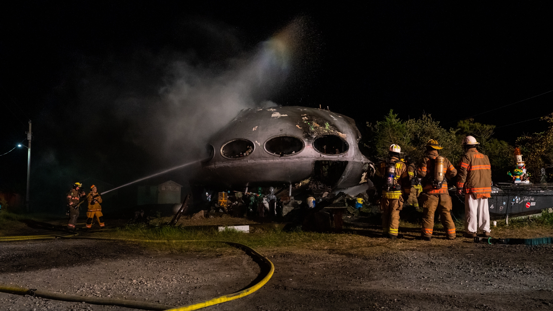 Iconic UFO-shaped house on Outer Banks destroyed by fire – The  Virginian-Pilot
