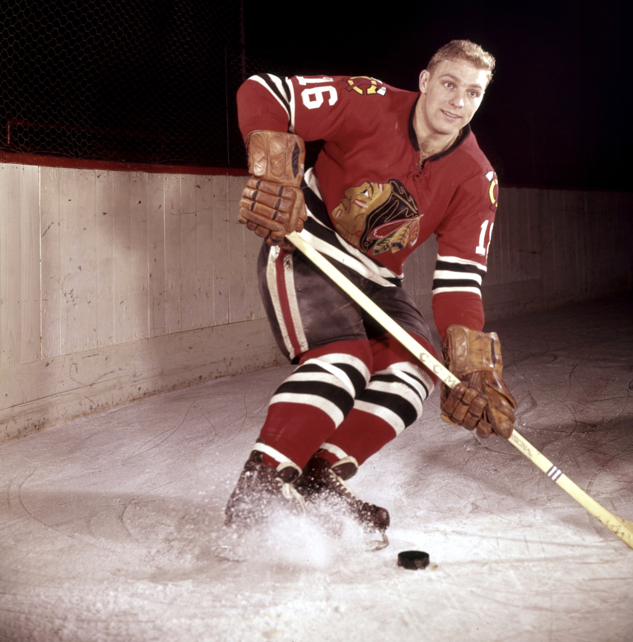 Chicago Black Hawks Bobby Hull is seen in this undated photo