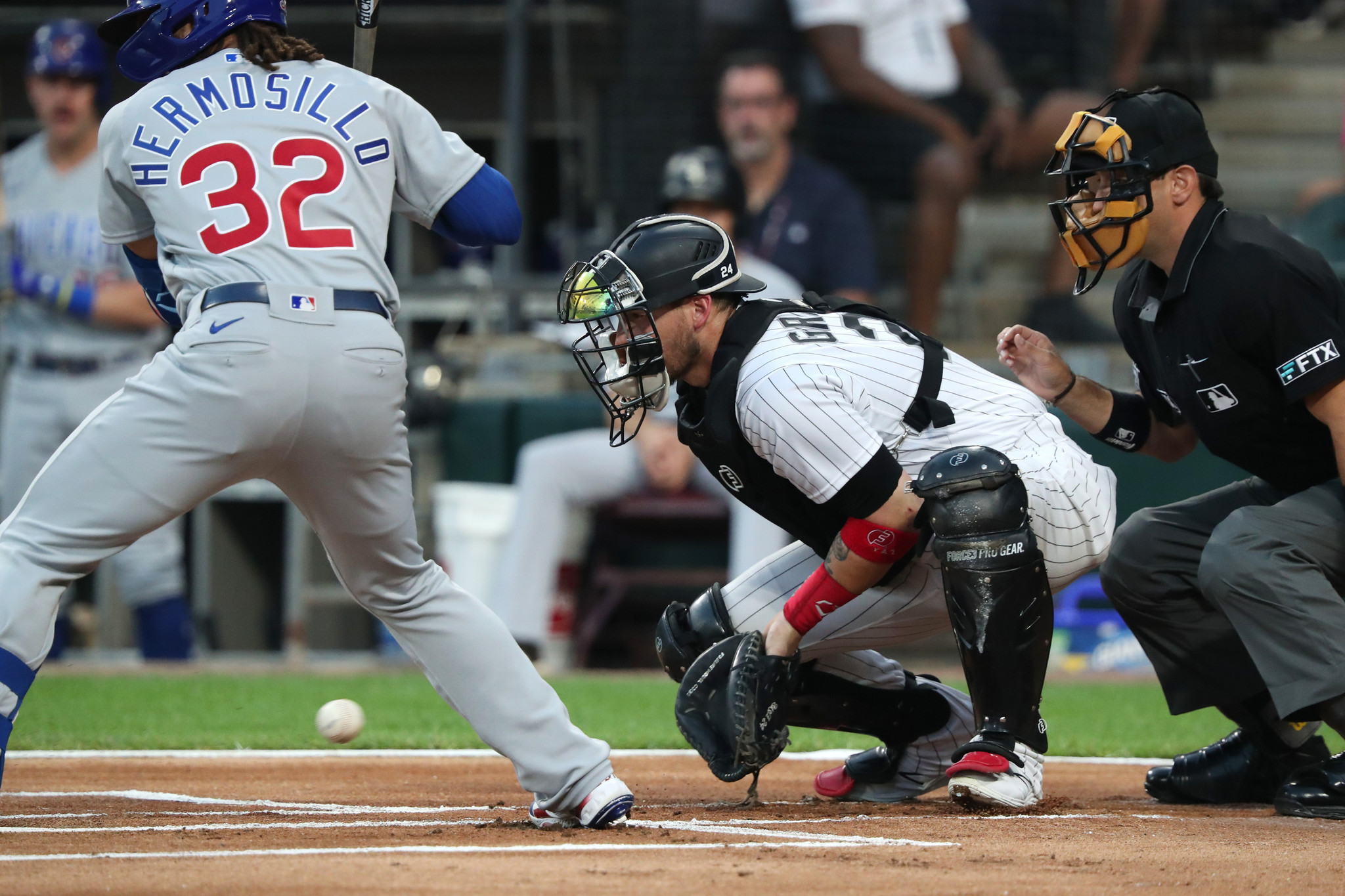 Yasmani Grandal is called out at the plate after review : r/baseball
