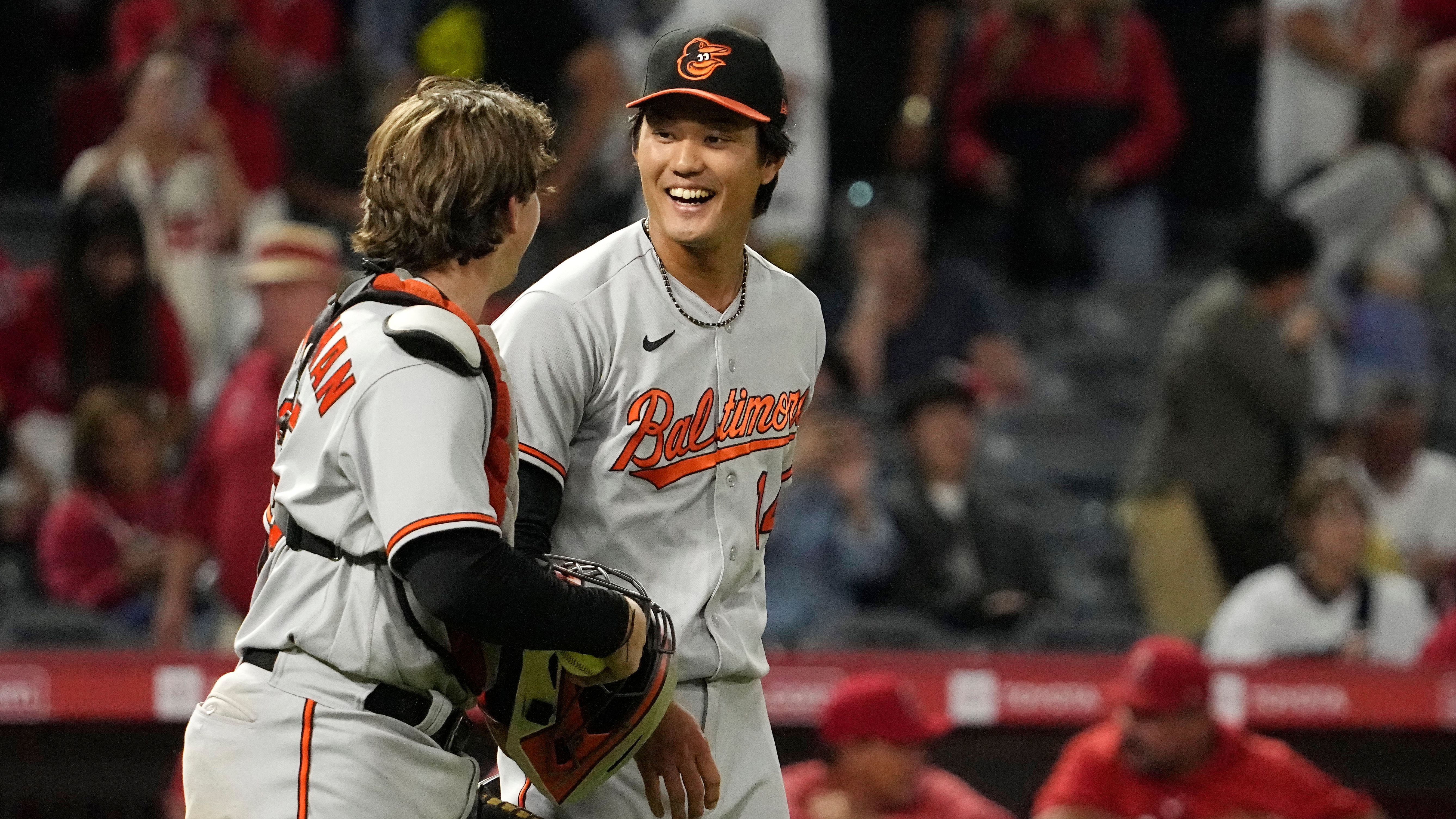 Shintaro Fujinami, Orioles' seventh reliever, secures 5-4, 10-inning win  over Angels: 'He's got electric stuff
