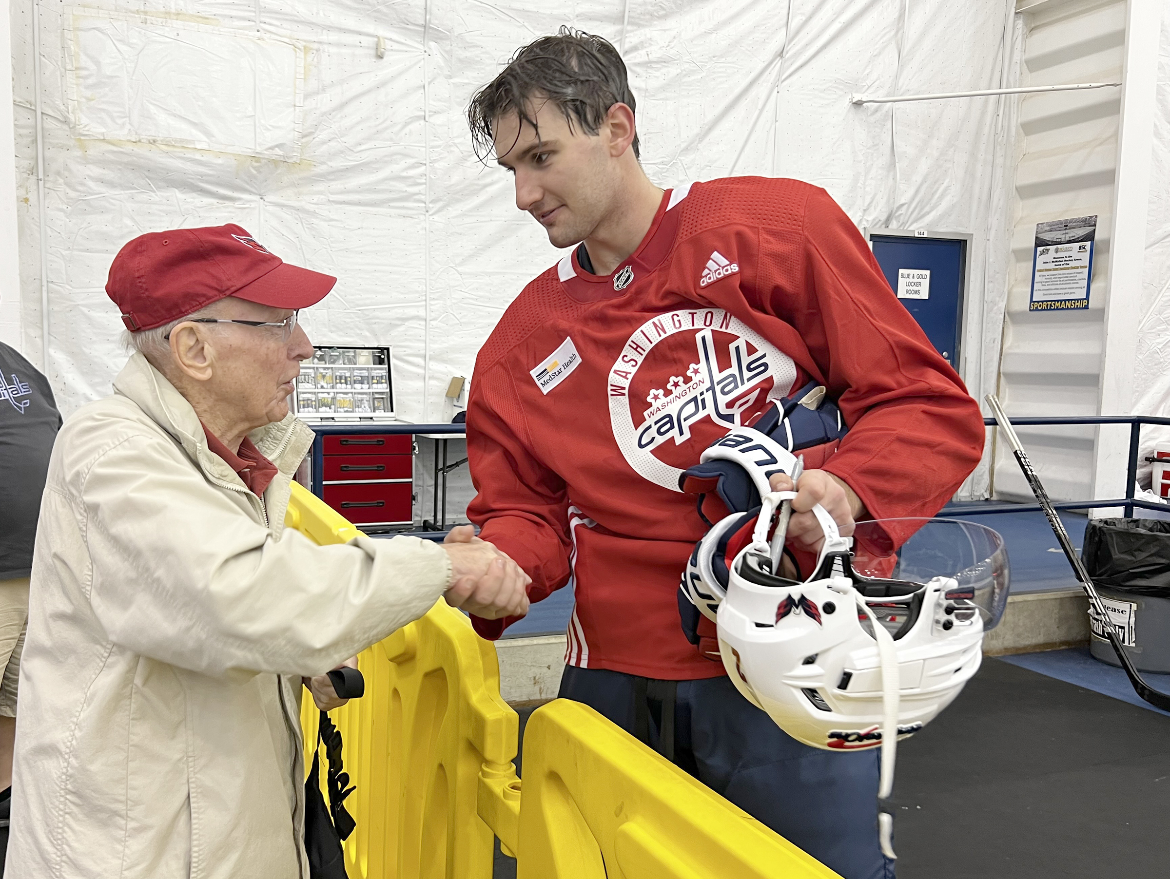 Capitals Rookie Camp at the US Naval Academy in photos