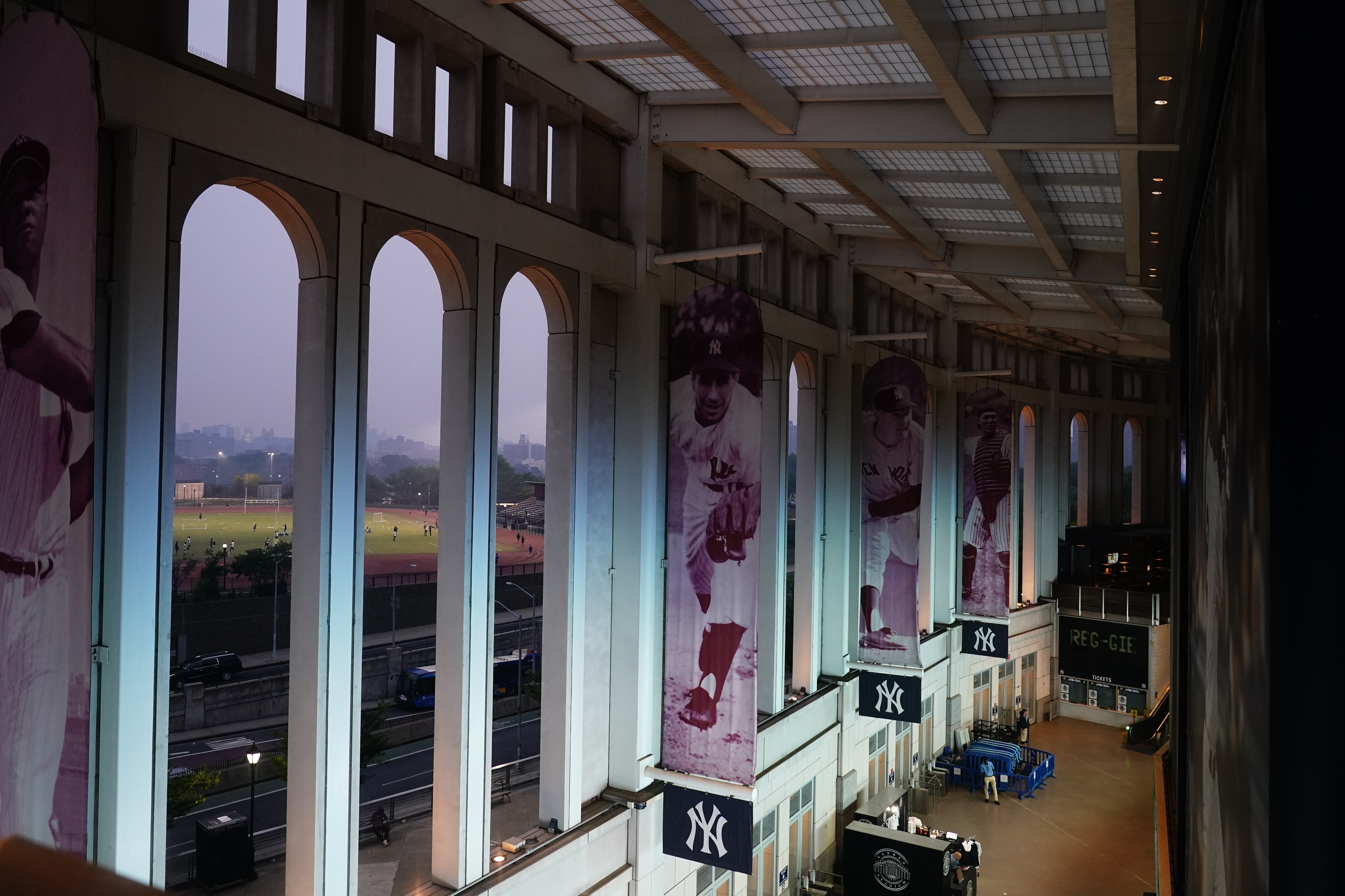 Check out these photos of the smokey, hazy scene at Yankee Stadium – NBC  Sports Chicago