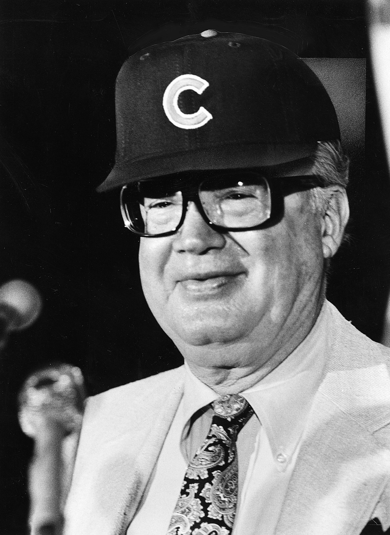 Baseball In Pics on X: Harry Caray broadcasting from the