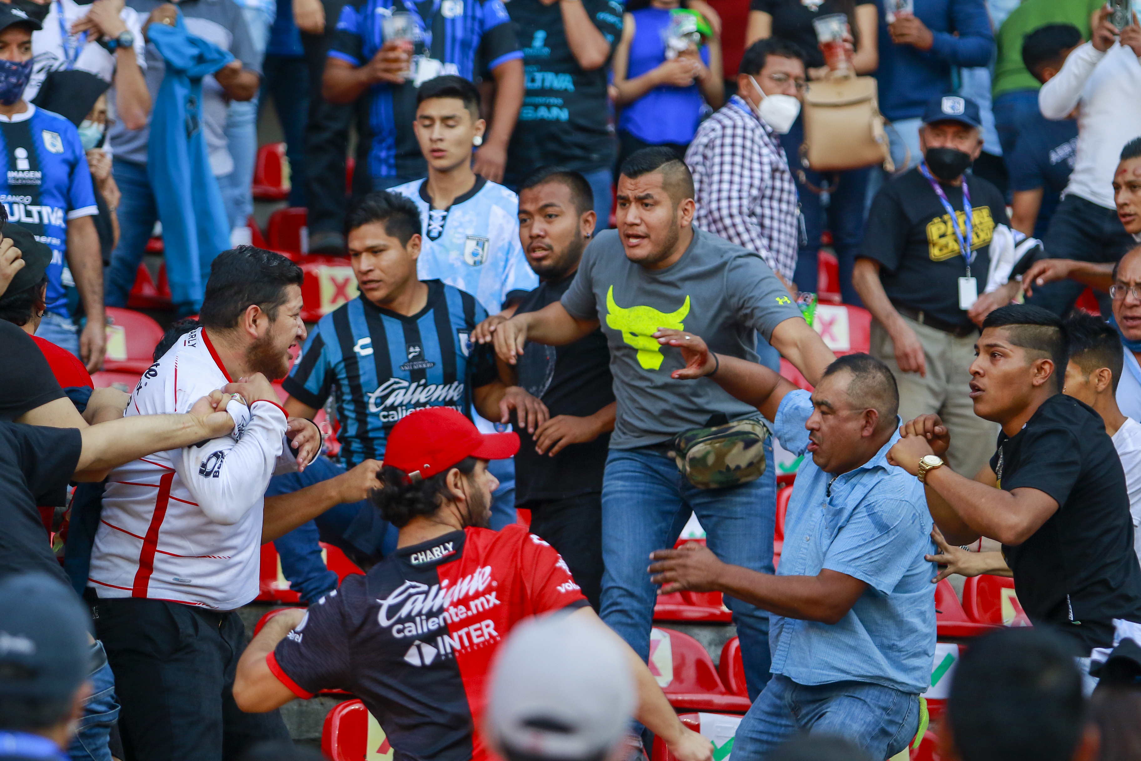 Mexico suspends five officials over soccer match brawl