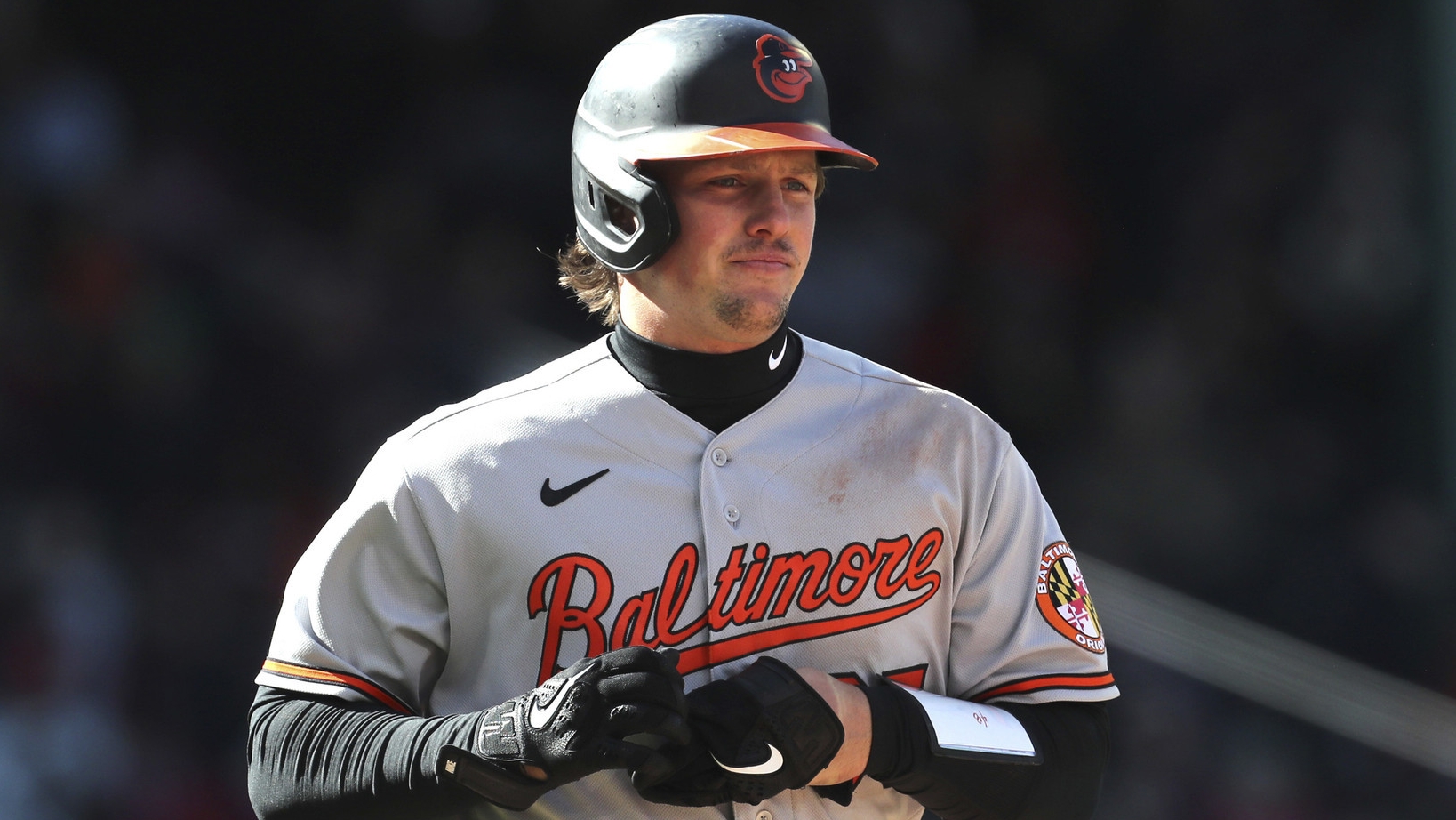 Adley Rutschman Baltimore Orioles Unsigned MLB Debut Catching