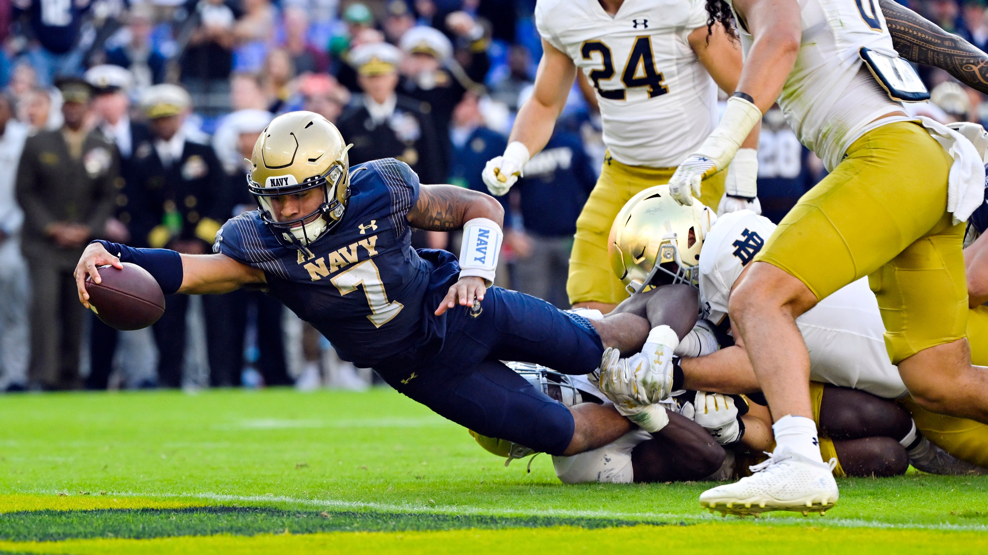 No. 13 Notre Dame hopes Dublin game against Navy helps expand