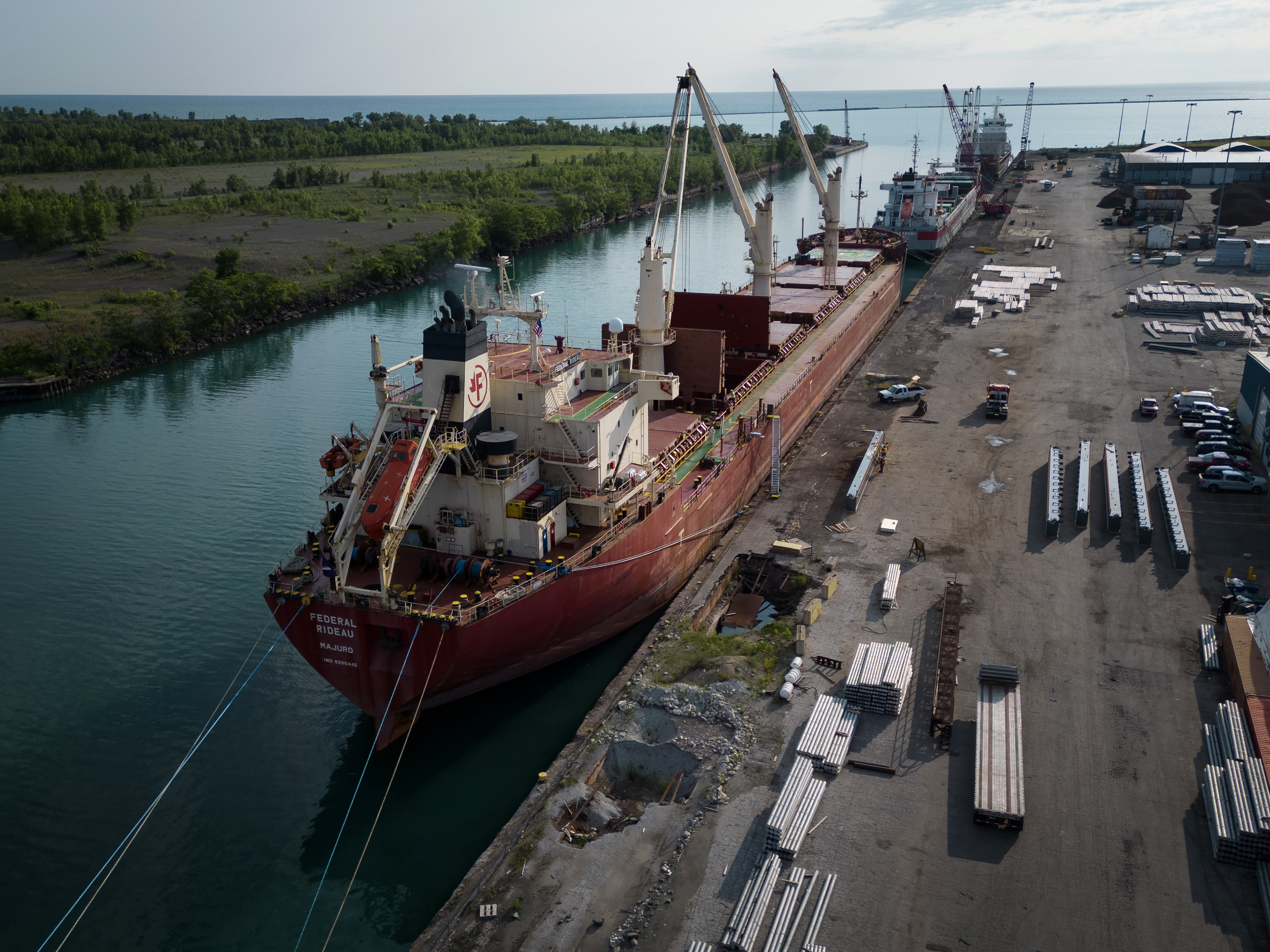 Port of Indiana handling cargo for $1 billion Michigan power plant