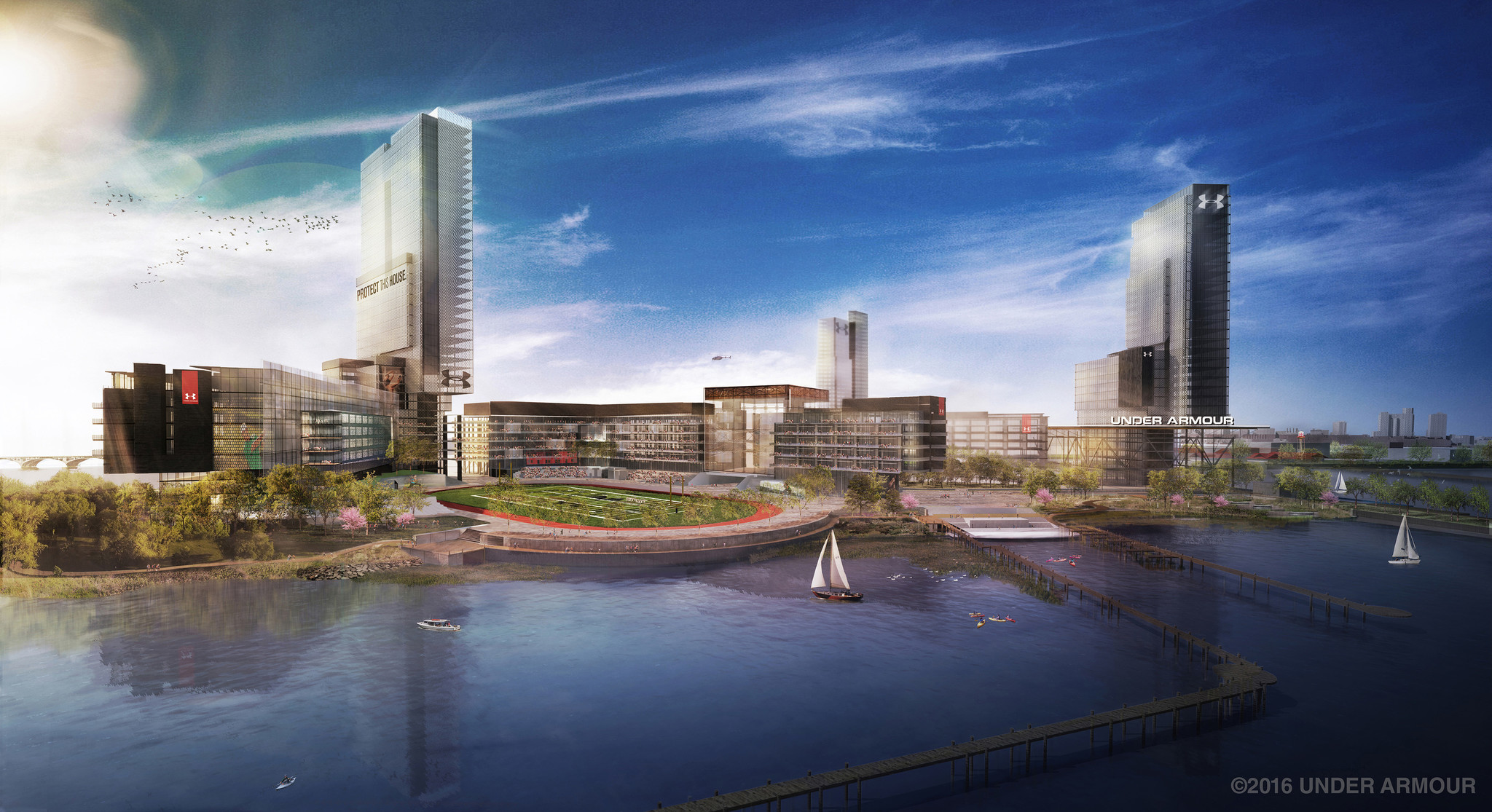 Under Armour's scaled-back headquarters raises questions about the future Port Covington – Baltimore Sun