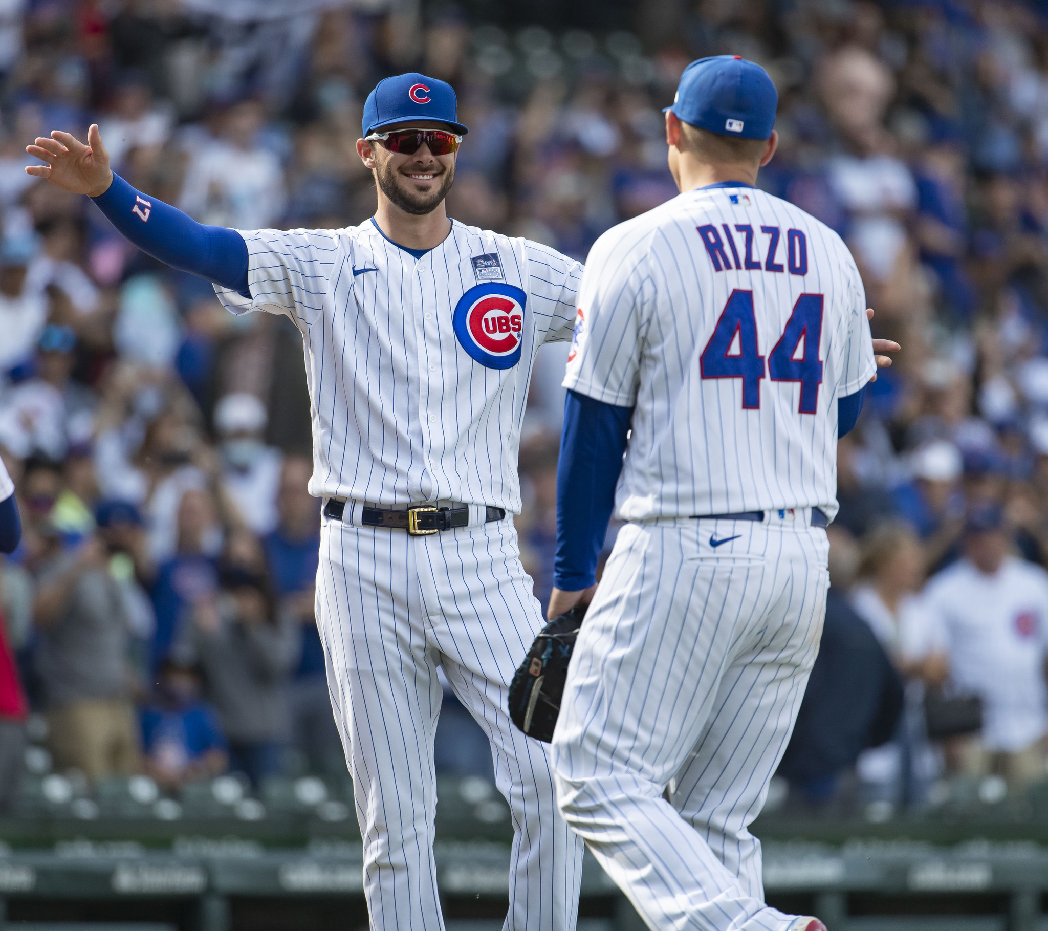 Chicago Cubs on X: #Bryzzo doesn't like this rain.