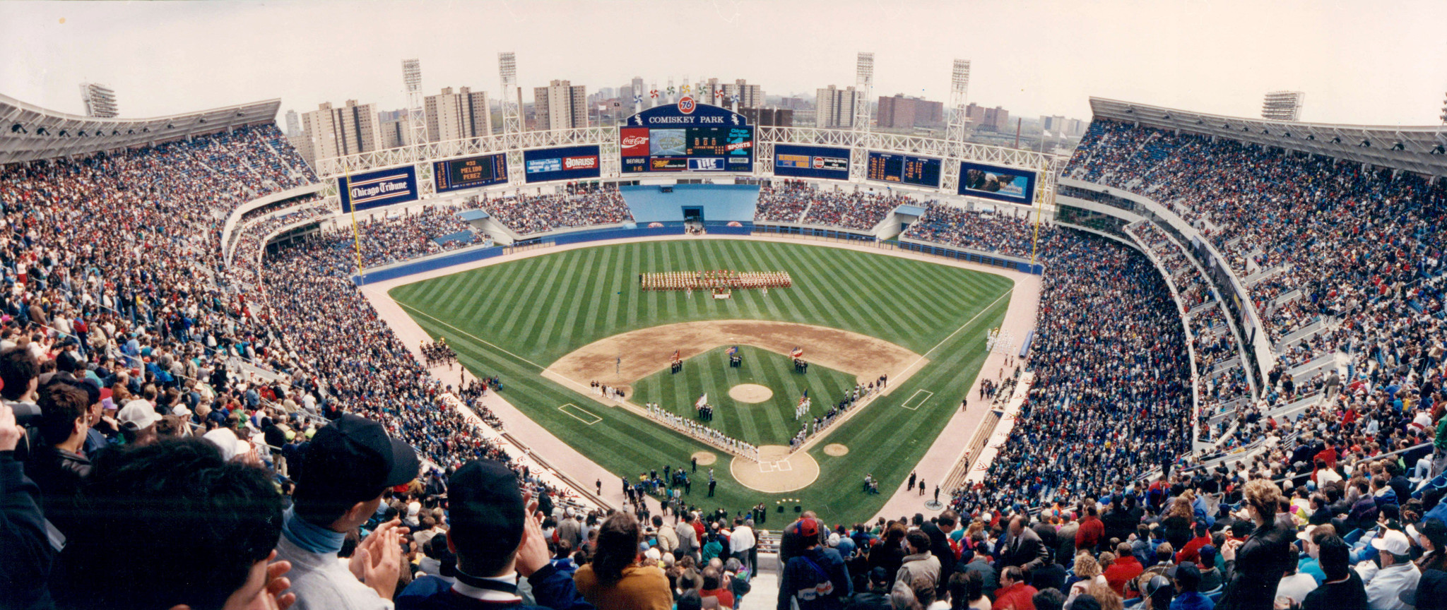 1990 MLB Chicago White Sox program / Comiskey Park final game