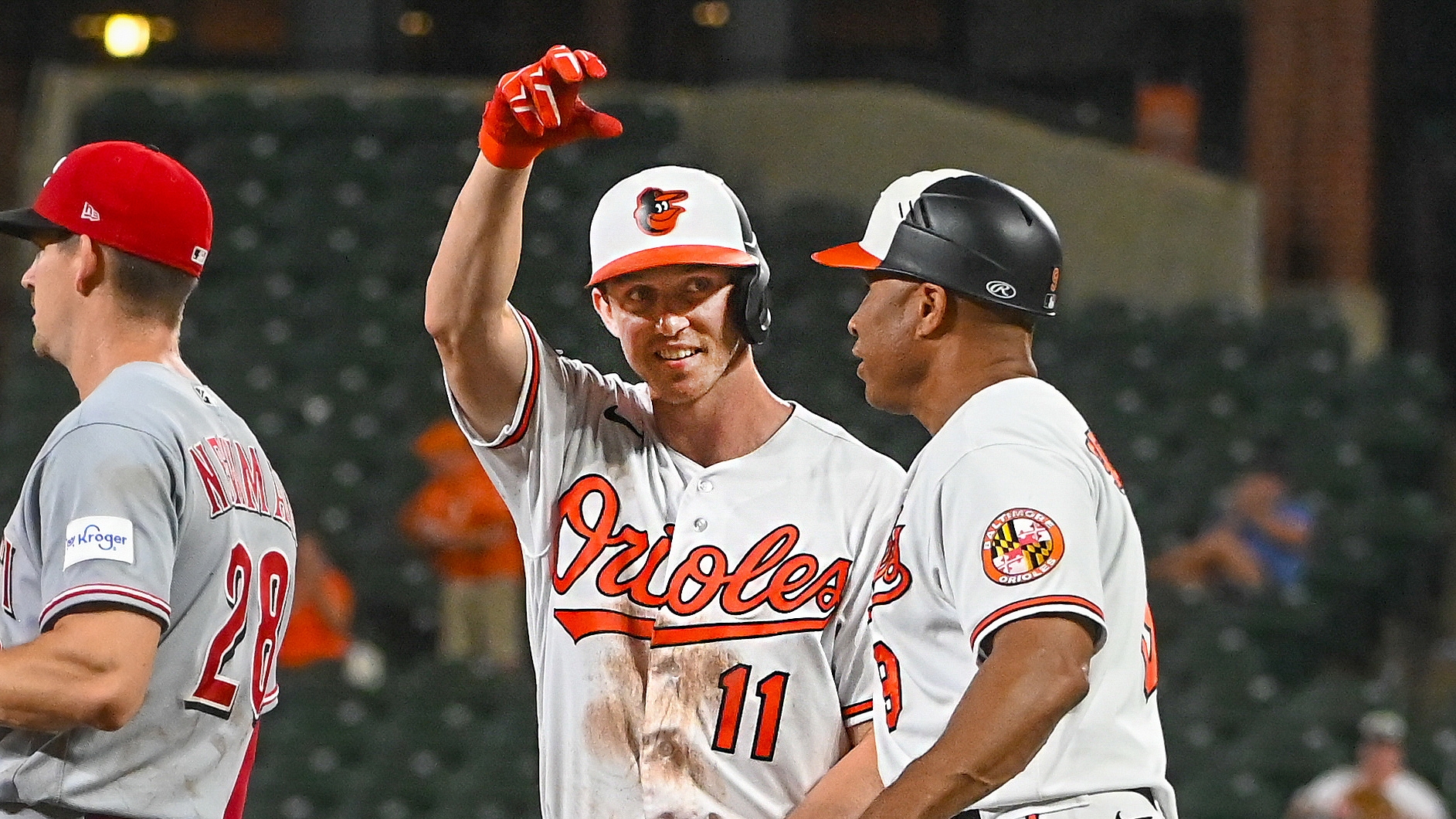 Jordan Westburg records first MLB hit in debut as Orioles top Reds, 10-3, in rain-delayed game It was really cool