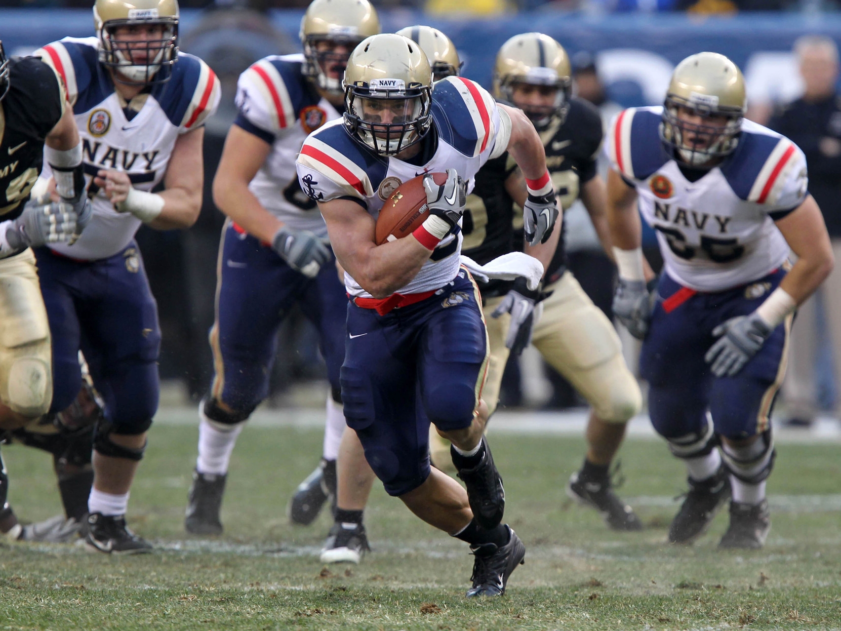 Navy Athletics and Under Armour Unveil Special Marine Corps Uniform for the  Air Force Game - Naval Academy Athletics