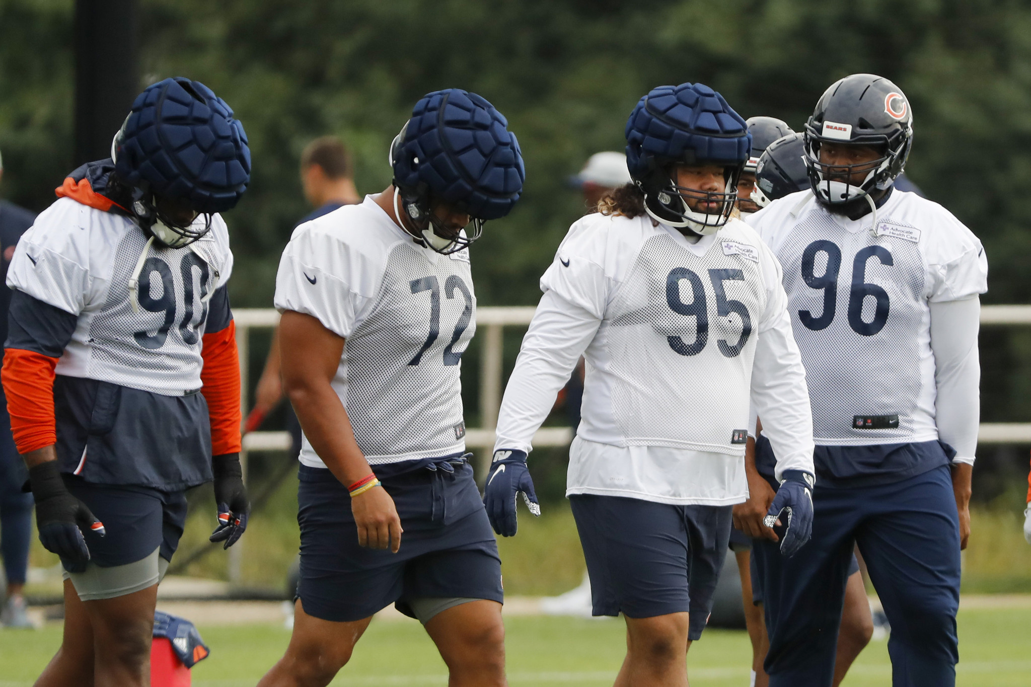 Chicago Bears: Why players are wearing padded helmets