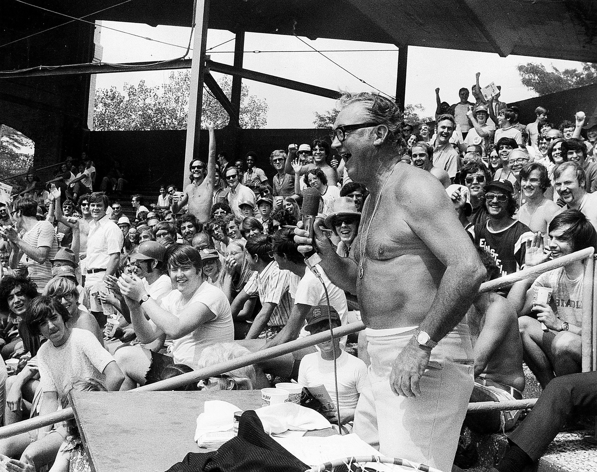 23 Years Ago Today, Harry Caray Led the Seventh Inning Stretch for