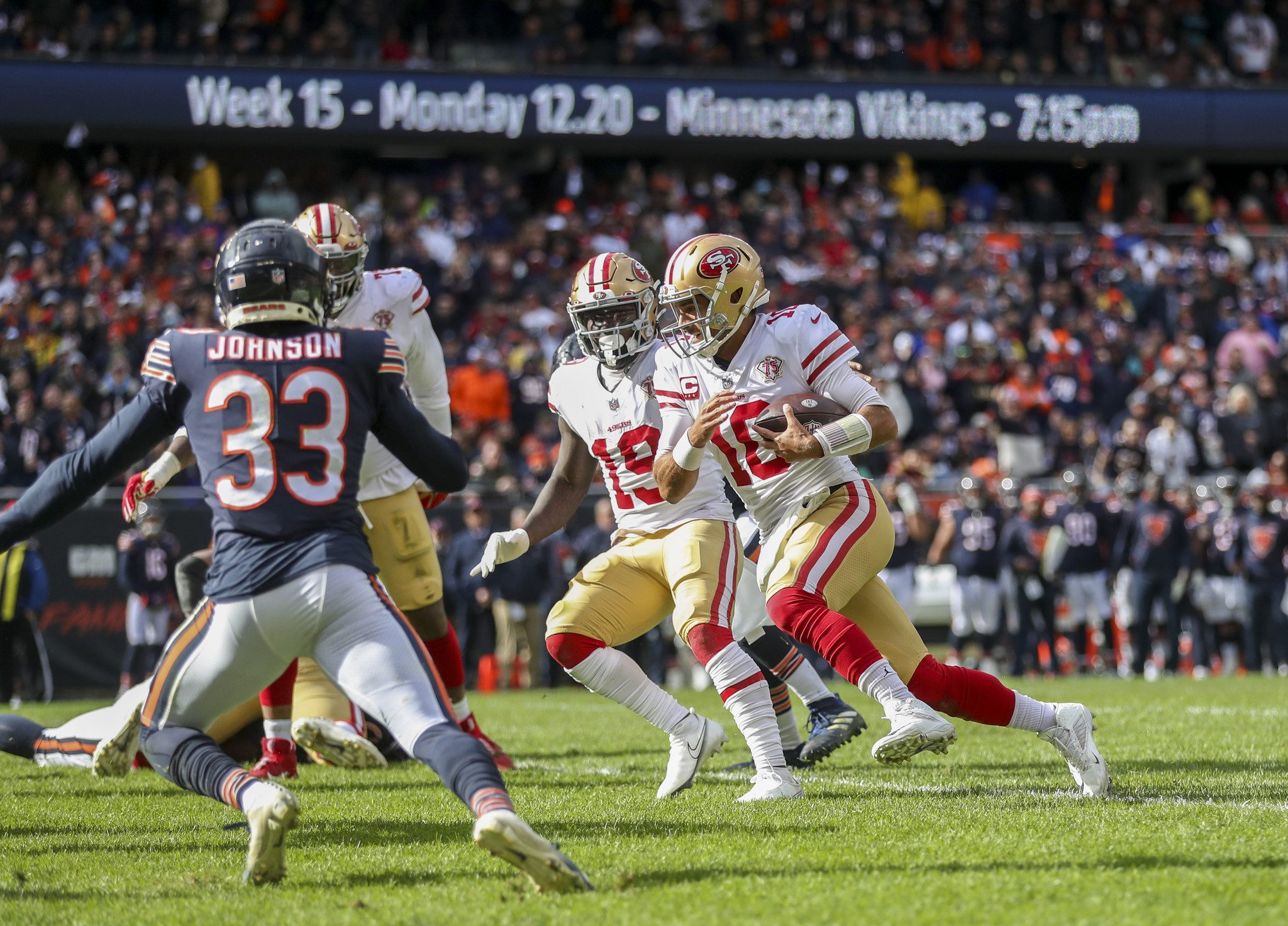 Best photos from the Bears' Week 8 loss vs. 49ers