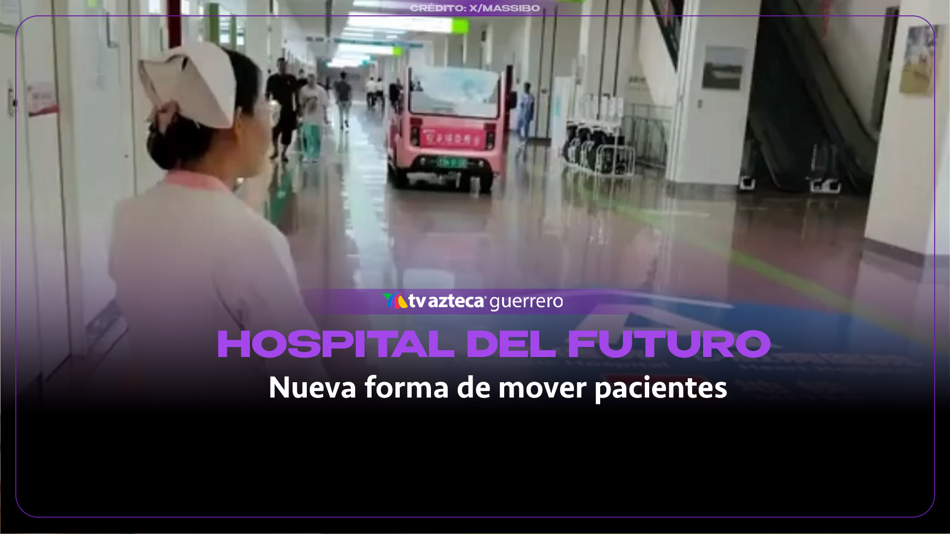 Los pequeños vehículos eléctricos que transforman el transporte en los megahospitales de China