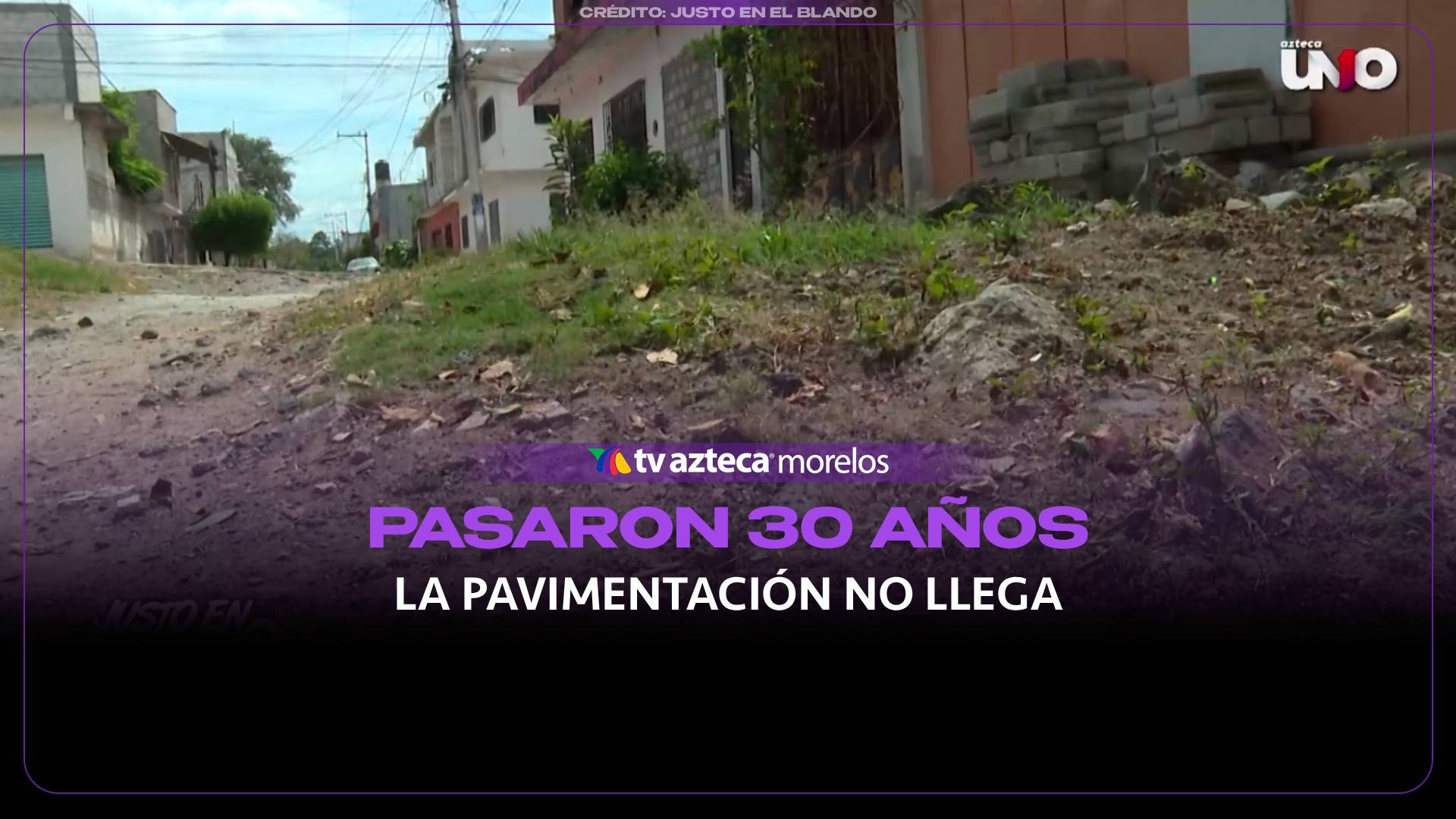 Los años pasan y la pavimentación no llega a la calle Simón Bolívar en Jiutepec