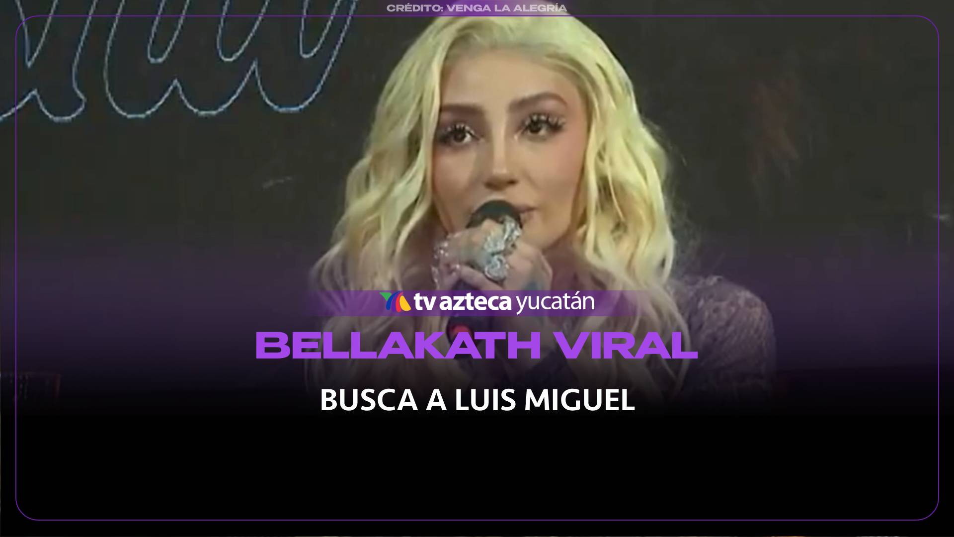¿Bellakath y Luis Miguel juntos? Sorprende inesperada confesión (+VIDEO) 
