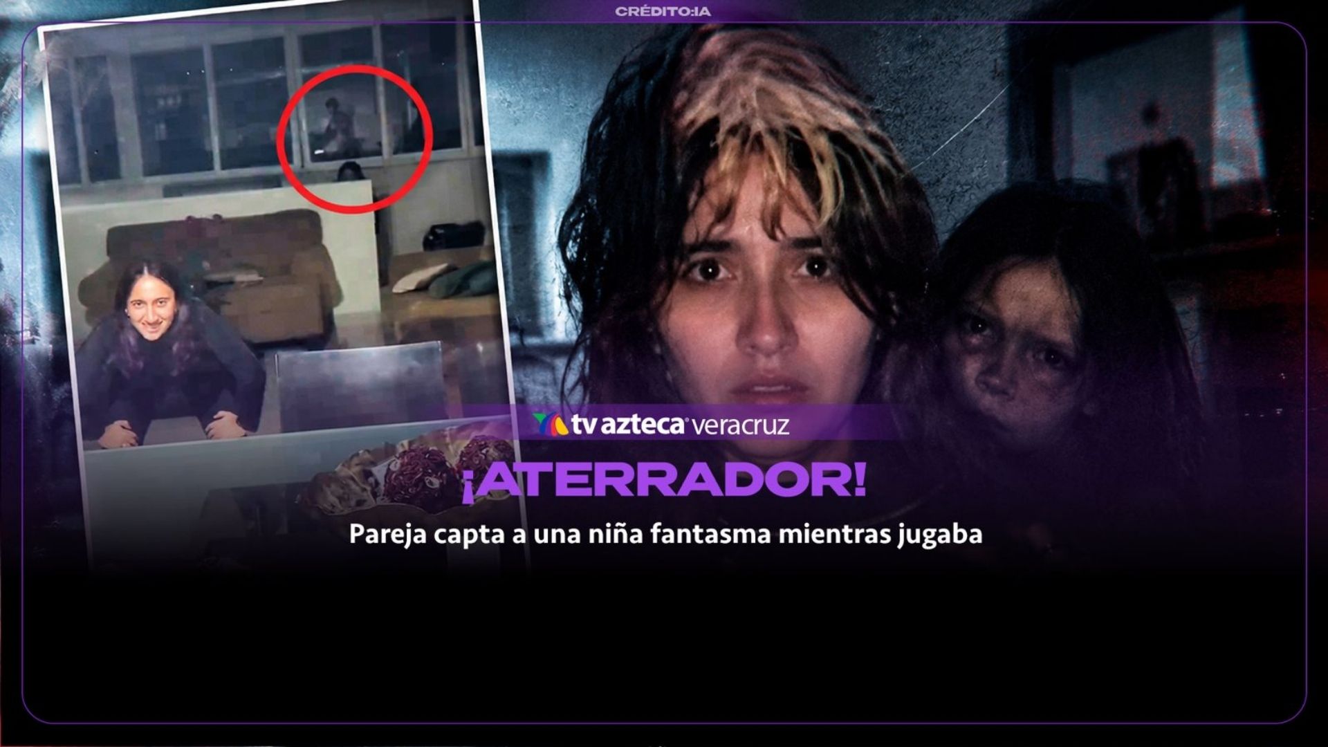 ¡ATERRADOR! Pareja capta a una NIÑA FANTASMA mientras jugaba (+VIDEO)