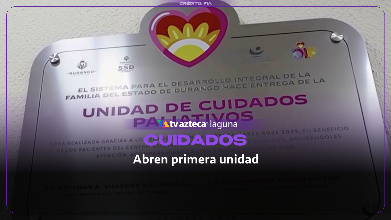 Inauguran unidad de cuidados paliativos en Durango