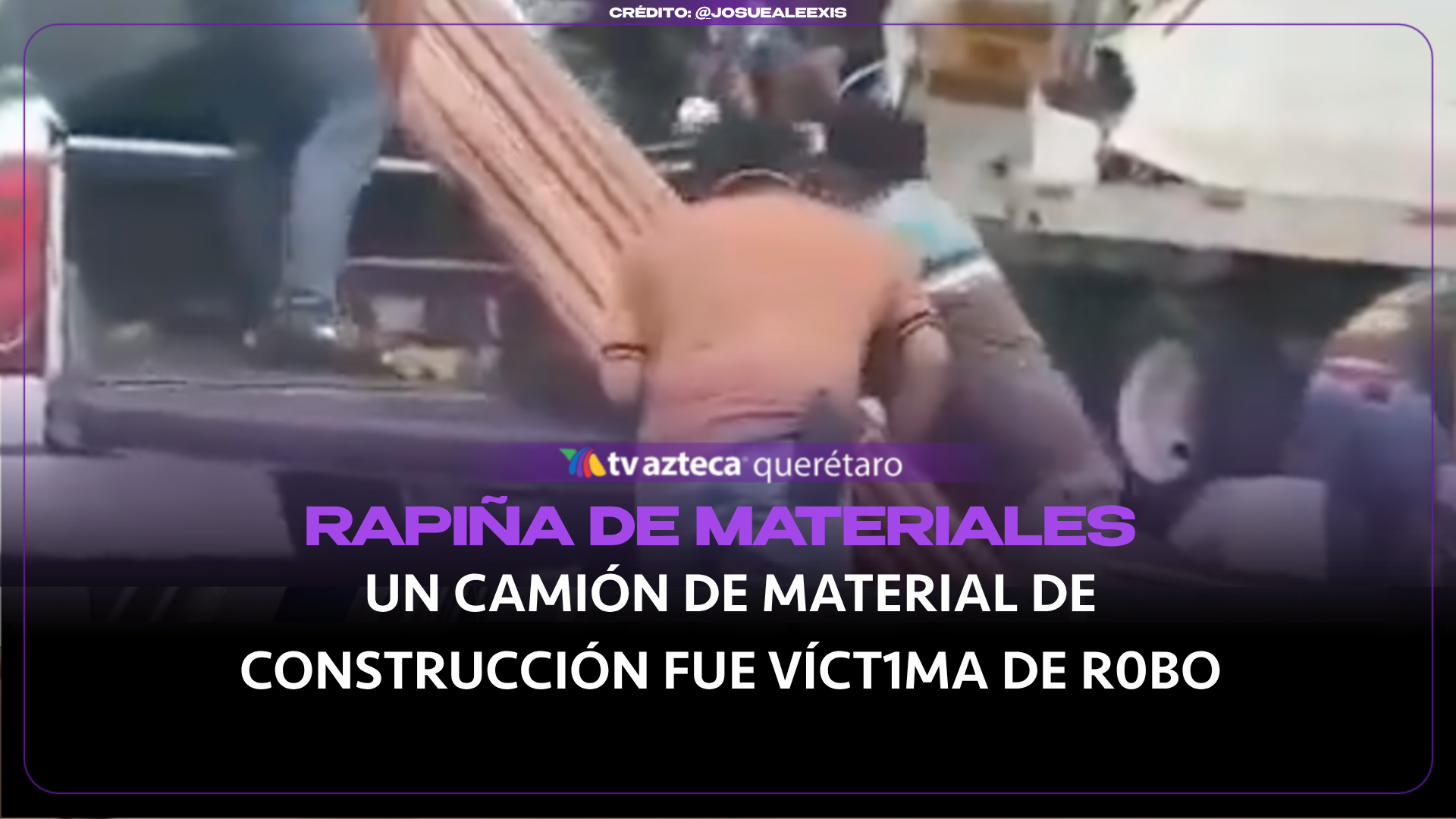 SE LLEVARON LA CARGA: Accidente de tráiler provoca rapiña y caos vial