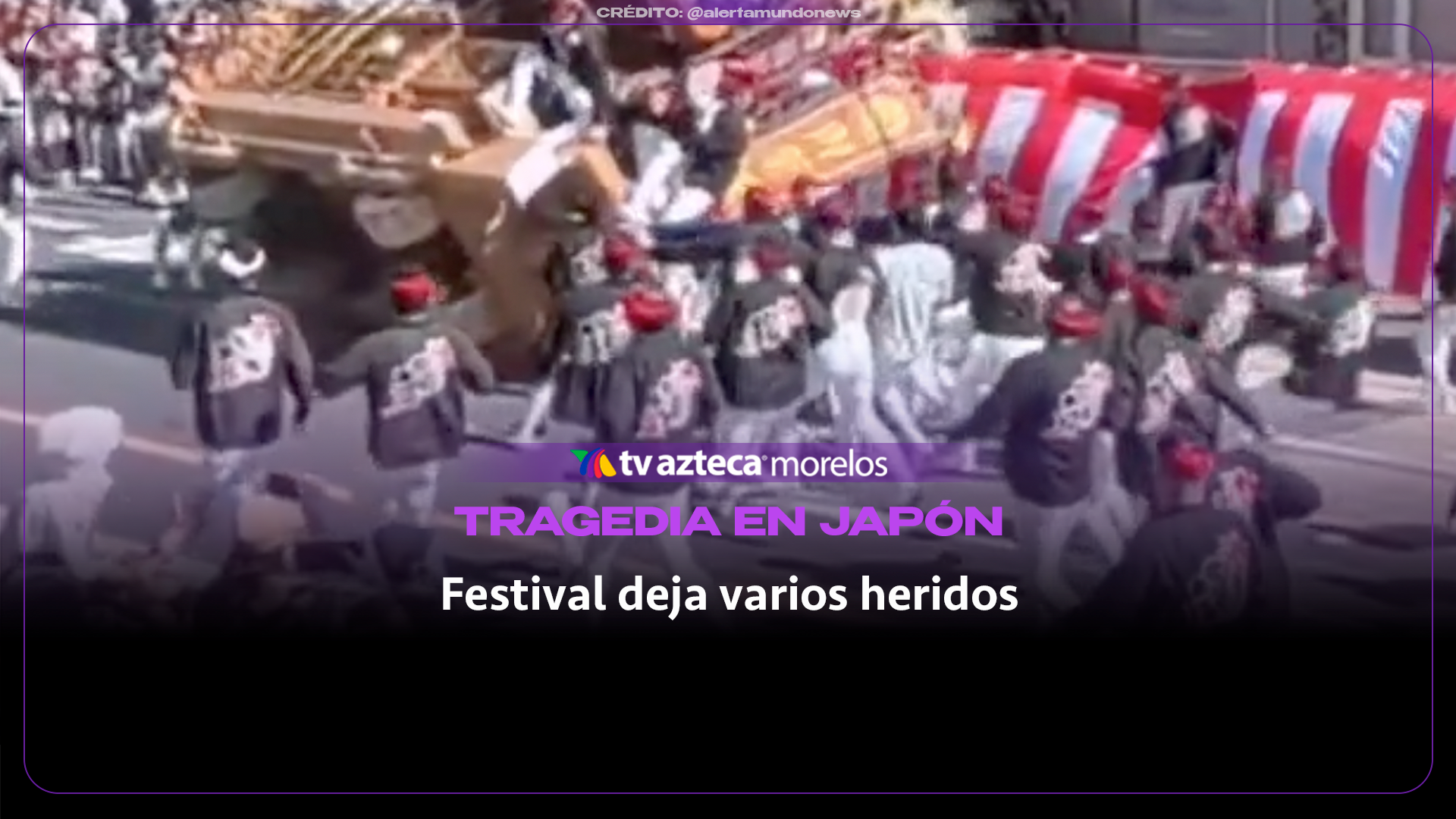 ¡TRAGEDIA EN FESTIVAL DE JAPÓN! Dos muertos y 16 heridos