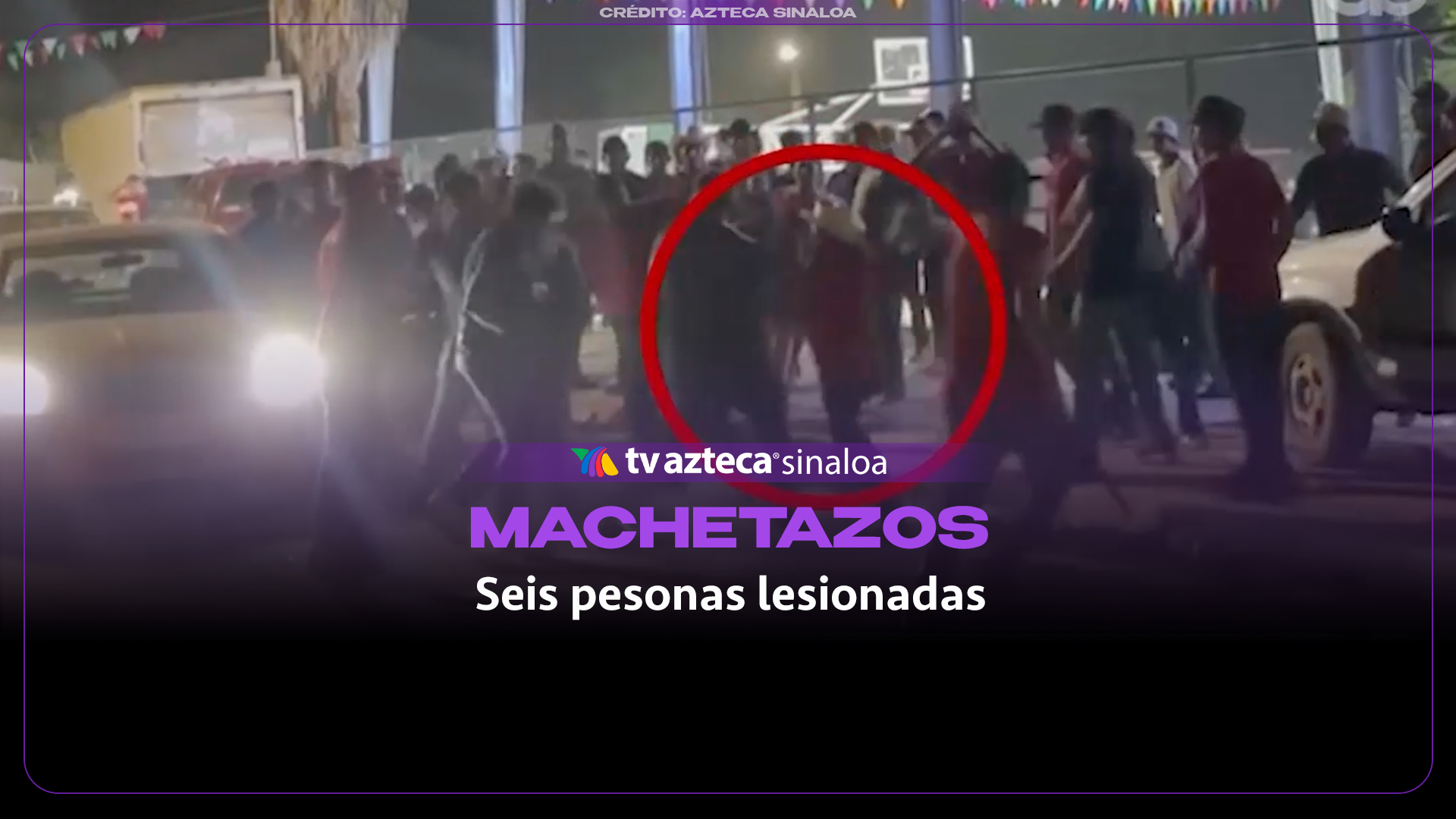 VIDEO| Riña en Jitzámuri con machetes y un auto deja a seis lesionados y ningún detenido