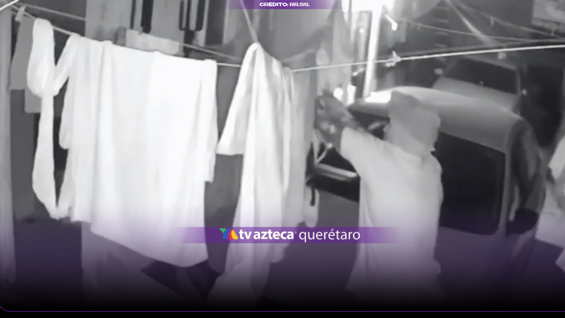 ¡Ni la ropa se salvó! Así fue captado el presunto robo a casa en Santiago Momoxpan (+VIDEO)