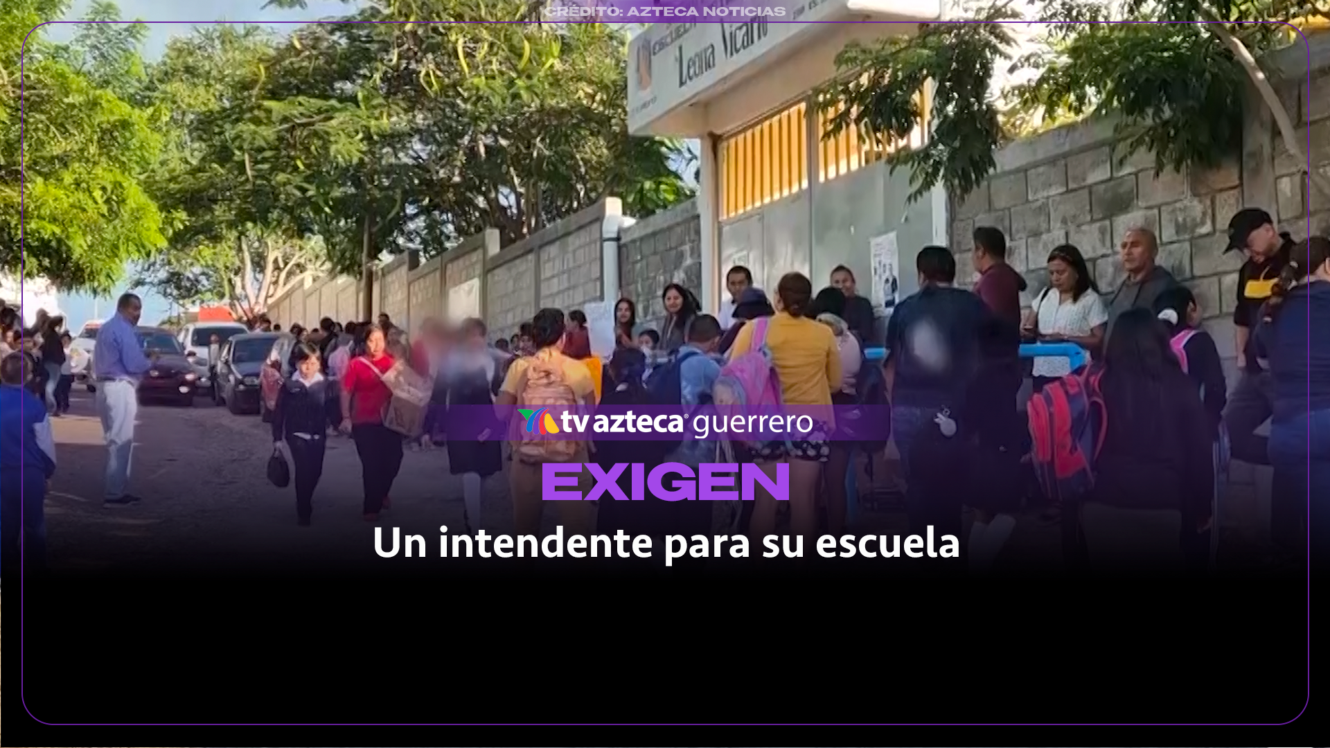 Exigen padres y docentes un intendente para la Escuela Primaria Leona Vicario en Chilpancingo
