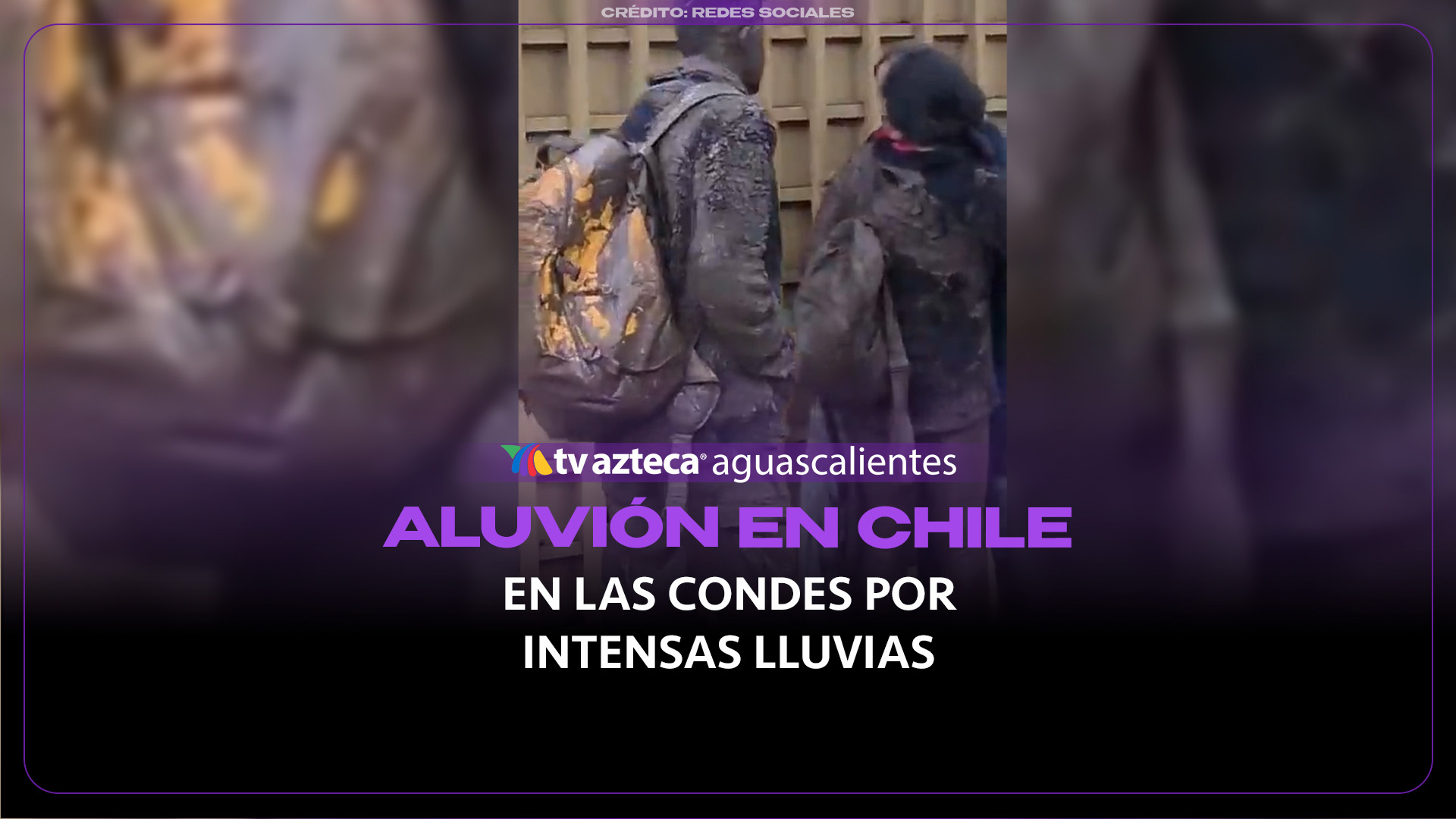 Corriente de lodo sorprende a Santiago y deja heridos