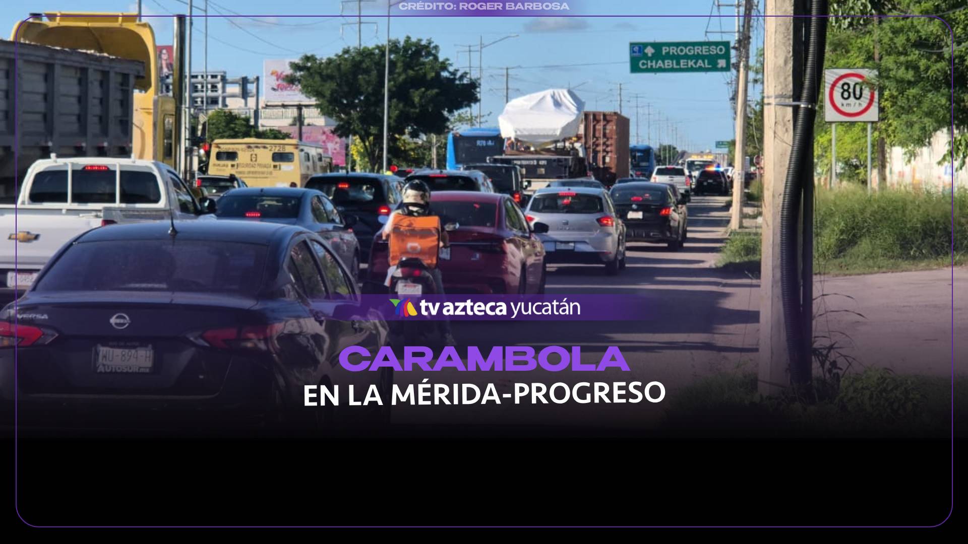 ¿Qué pasó en la Mérida-Progreso hoy? Esto se sabe de la carambola que involucró a 5 vehículos