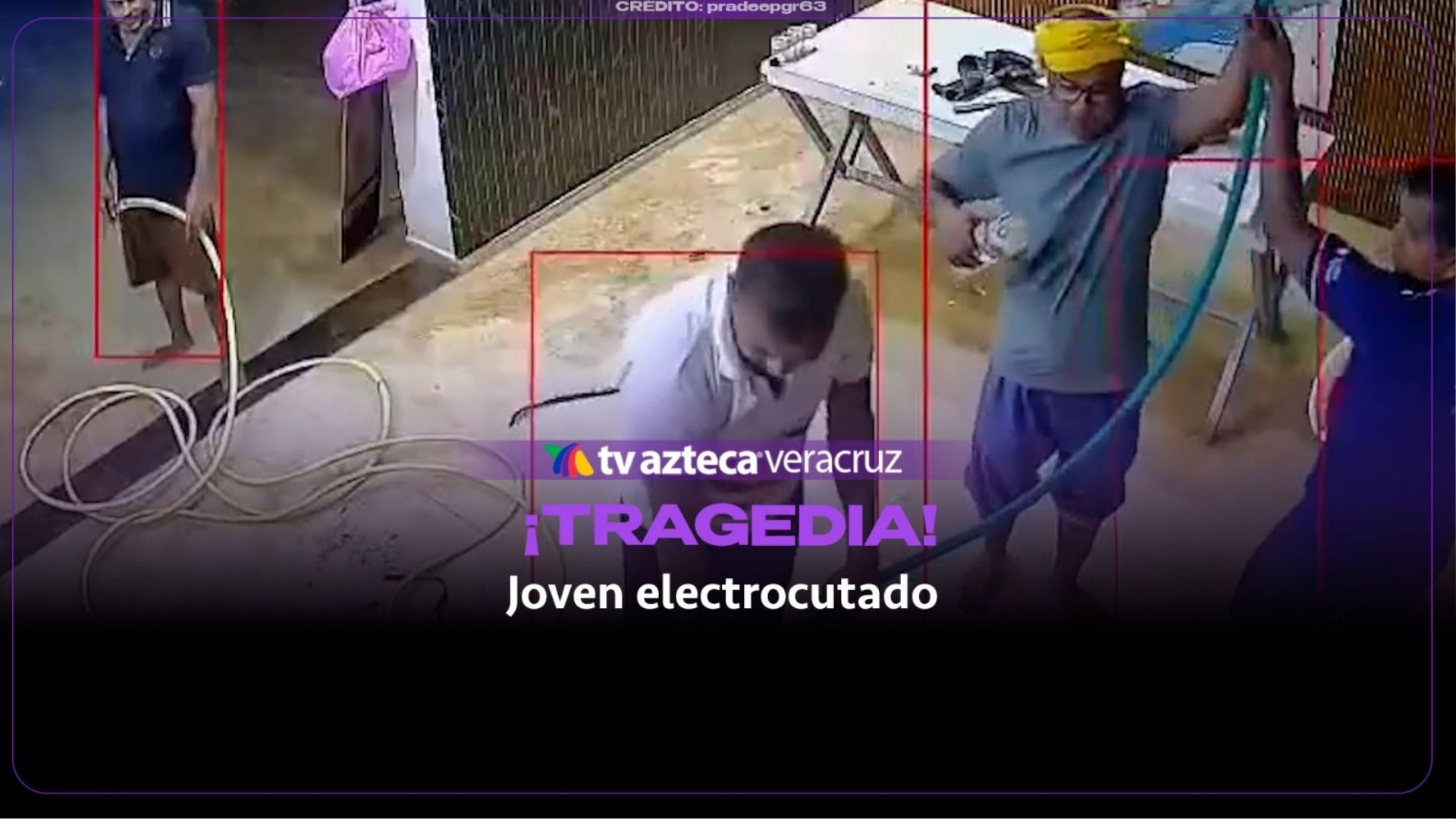 ¡TRAGEDIA! Joven muere electrocutado en una habitación inundada; CAPTAN COMENTO EXACTO  