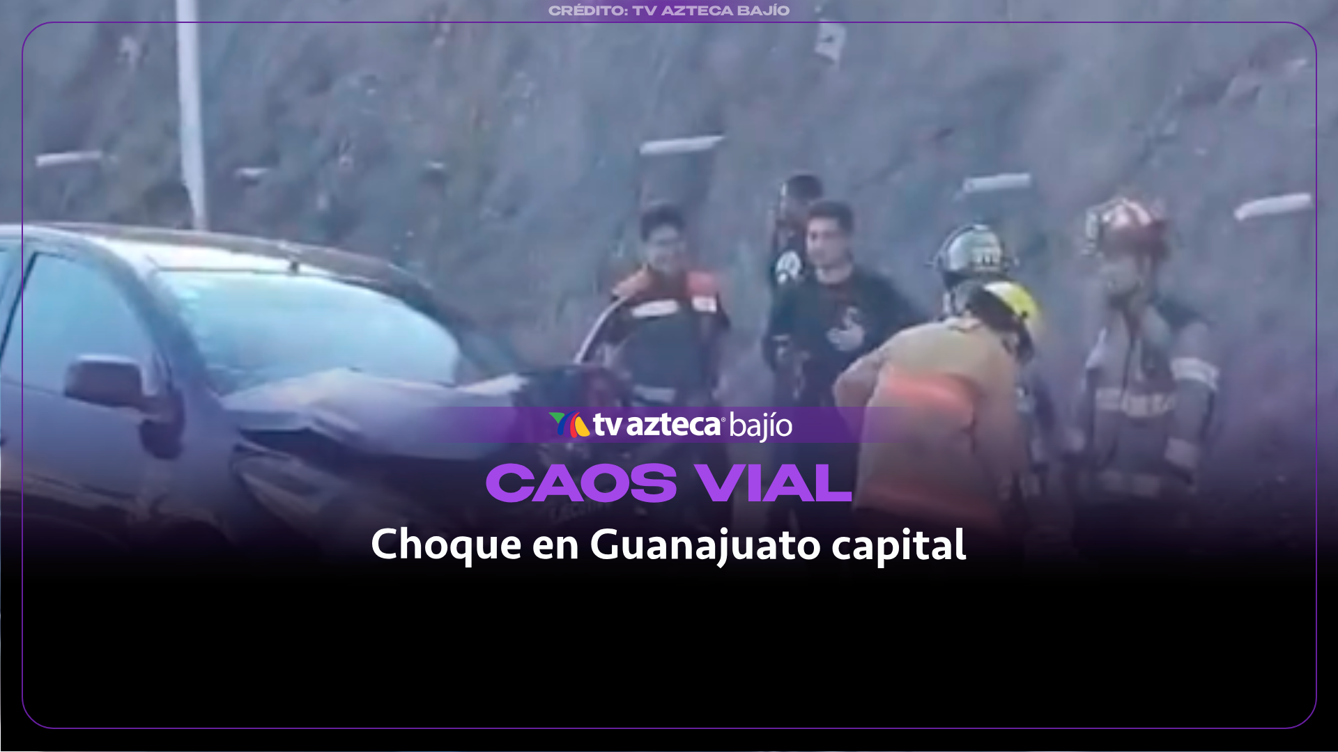 Accidente en bulevar Diego Rivera provoca tráfico intenso en vialidad principal de Guanajuato capital