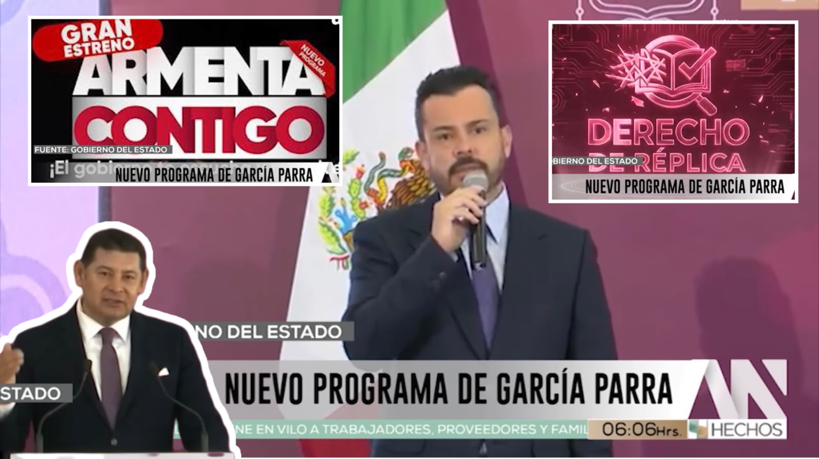 ¡OTRO PROGRAMA MÁS! José Luis García Parra, el coordinador de las mentiras de Armenta, estrena “Maquinaria de la Transformación”