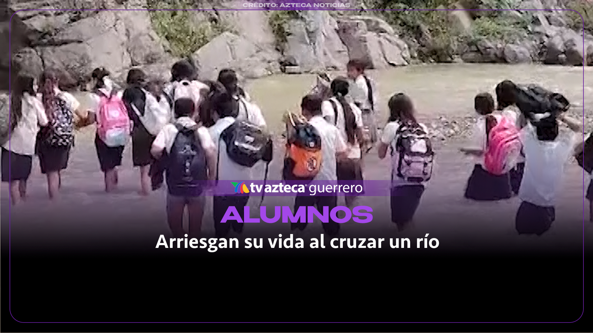 Sin puente ni auxilio: pobladores de Santa Elena cruzan el río en San Miguel Totolapan