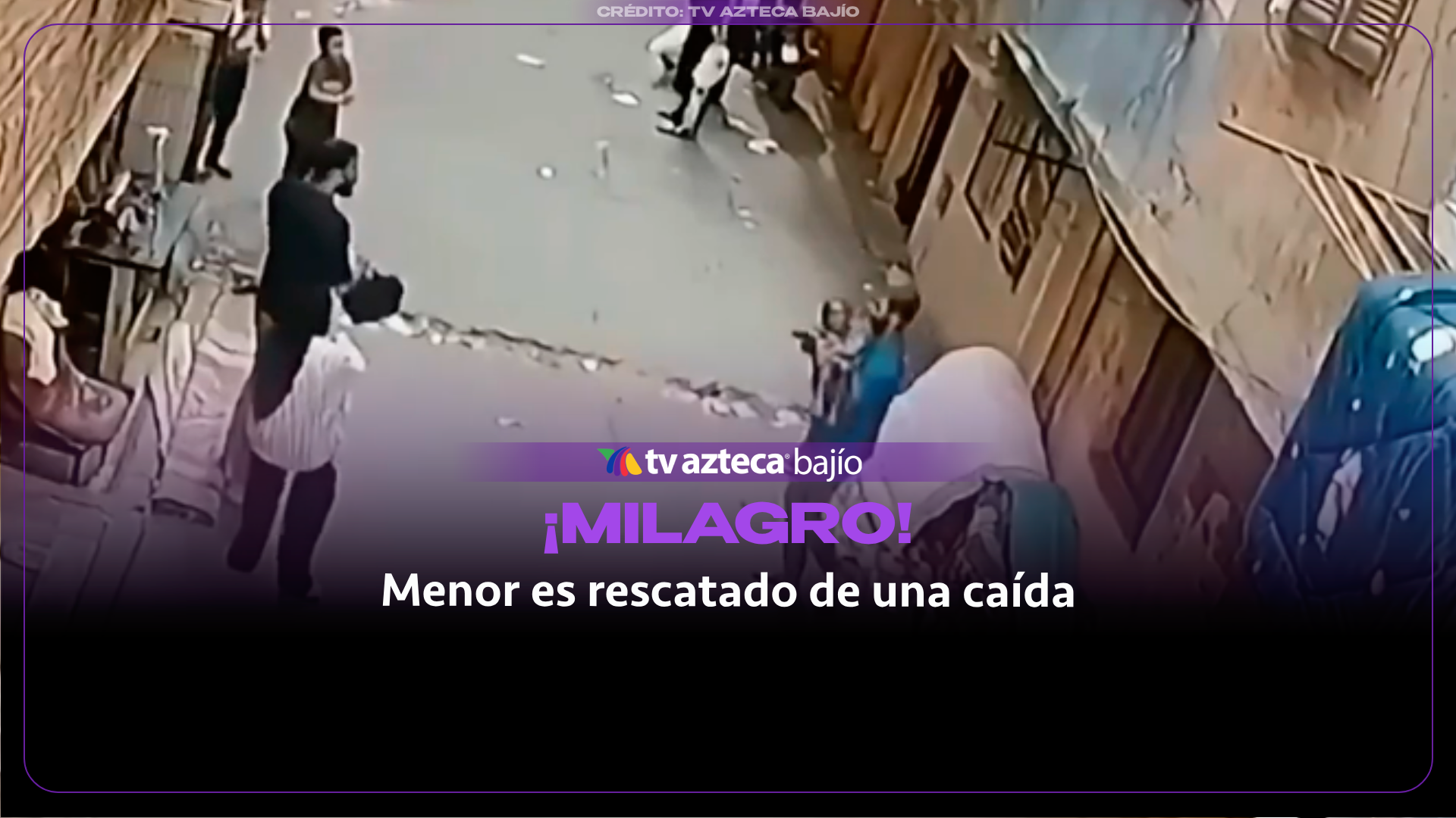 ¡Héroe! Hombre rescata a niño que se salió de la ventana de un segundo piso; insólito momento queda en video