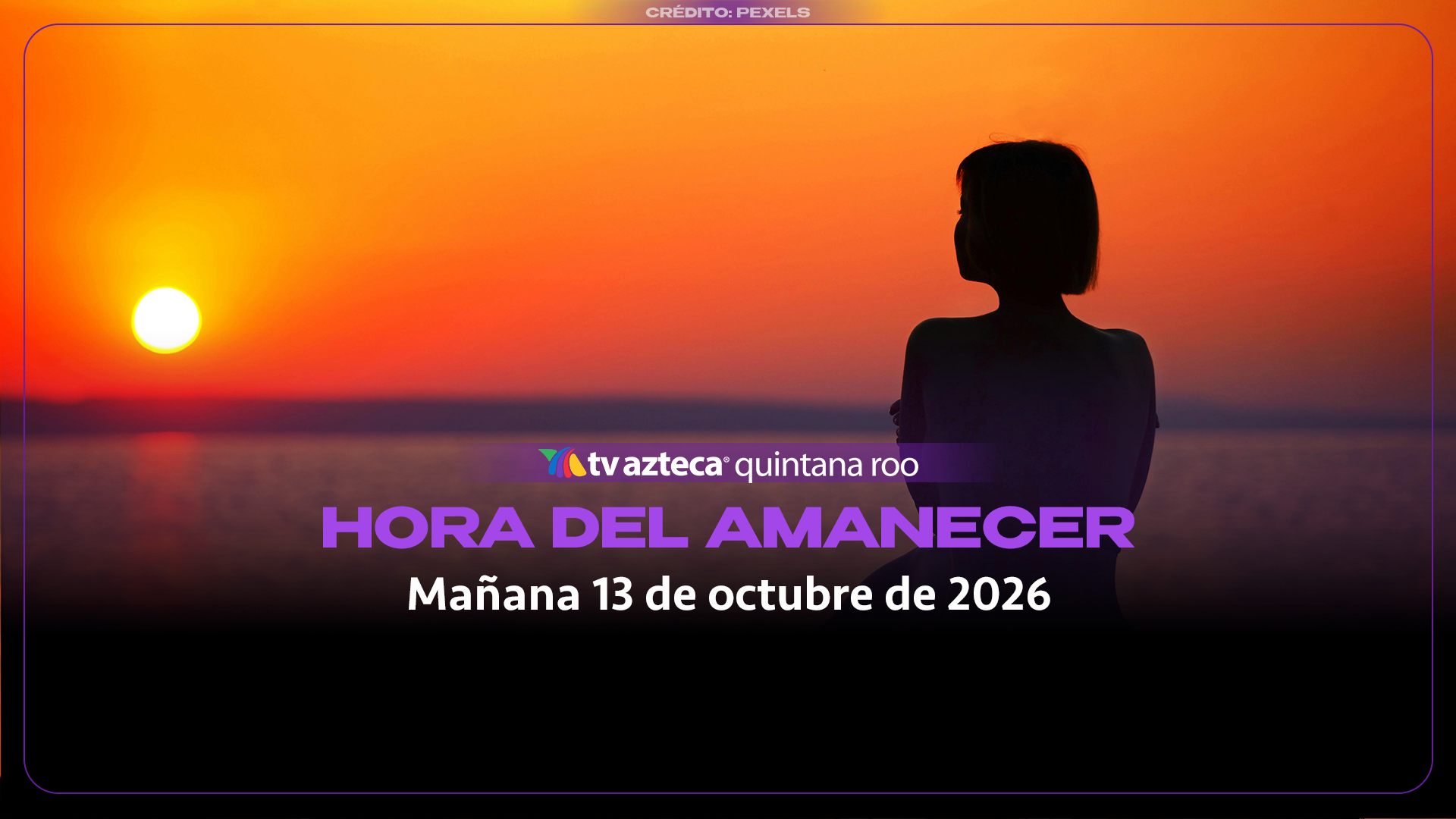¿A qué hora amanece mañana 13 de octubre de 2026? 