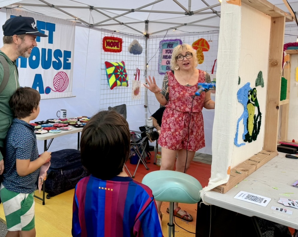 Artists show love for their neighborhood at the Frogtown Artwalk