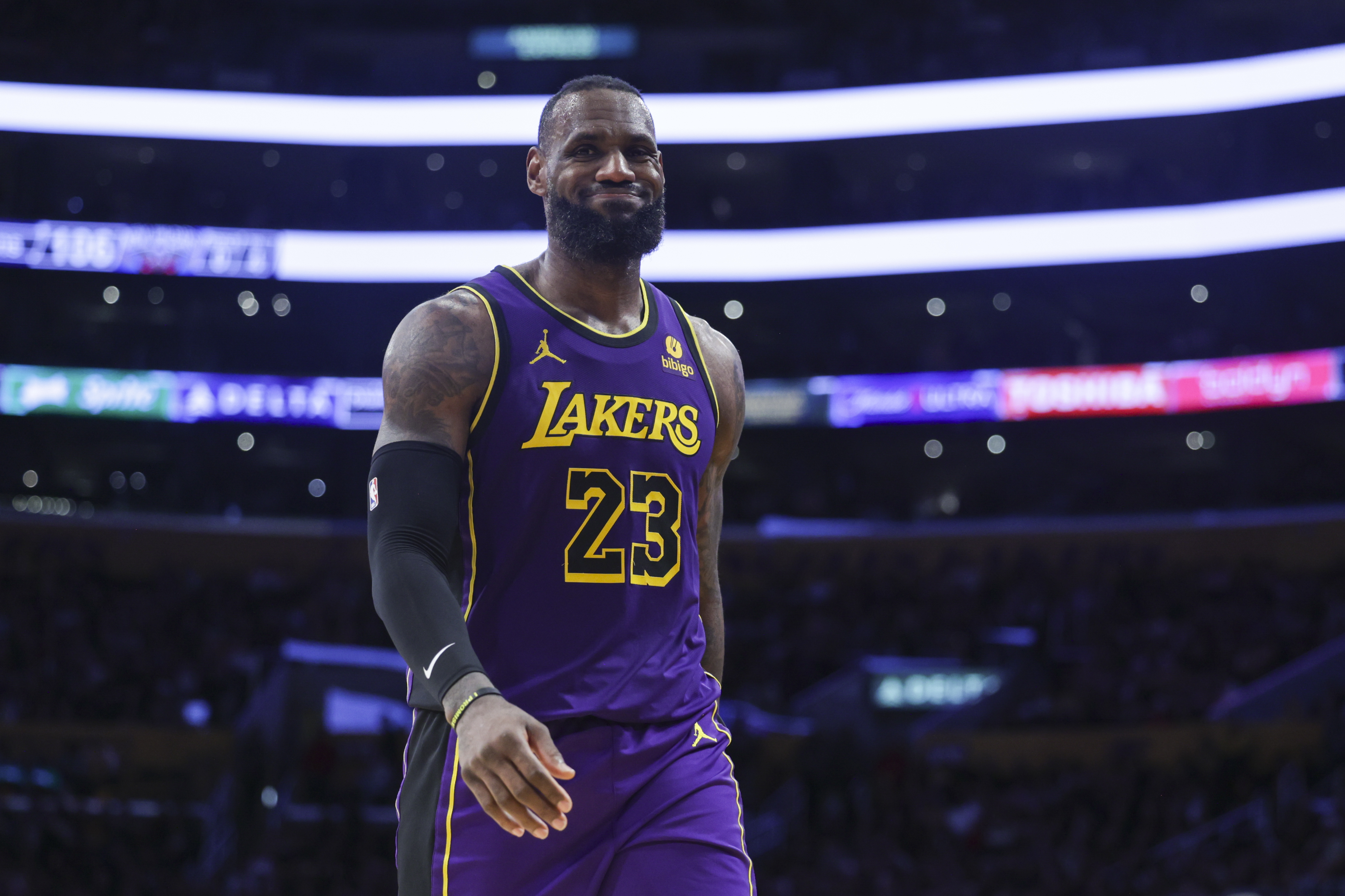 Lebron lakers purple on sale