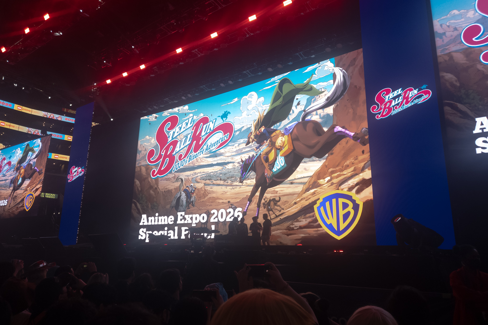 Yugo Kanno and Noriko Dohi discuss the Steel Ball Run panel at Anime Expo 2026