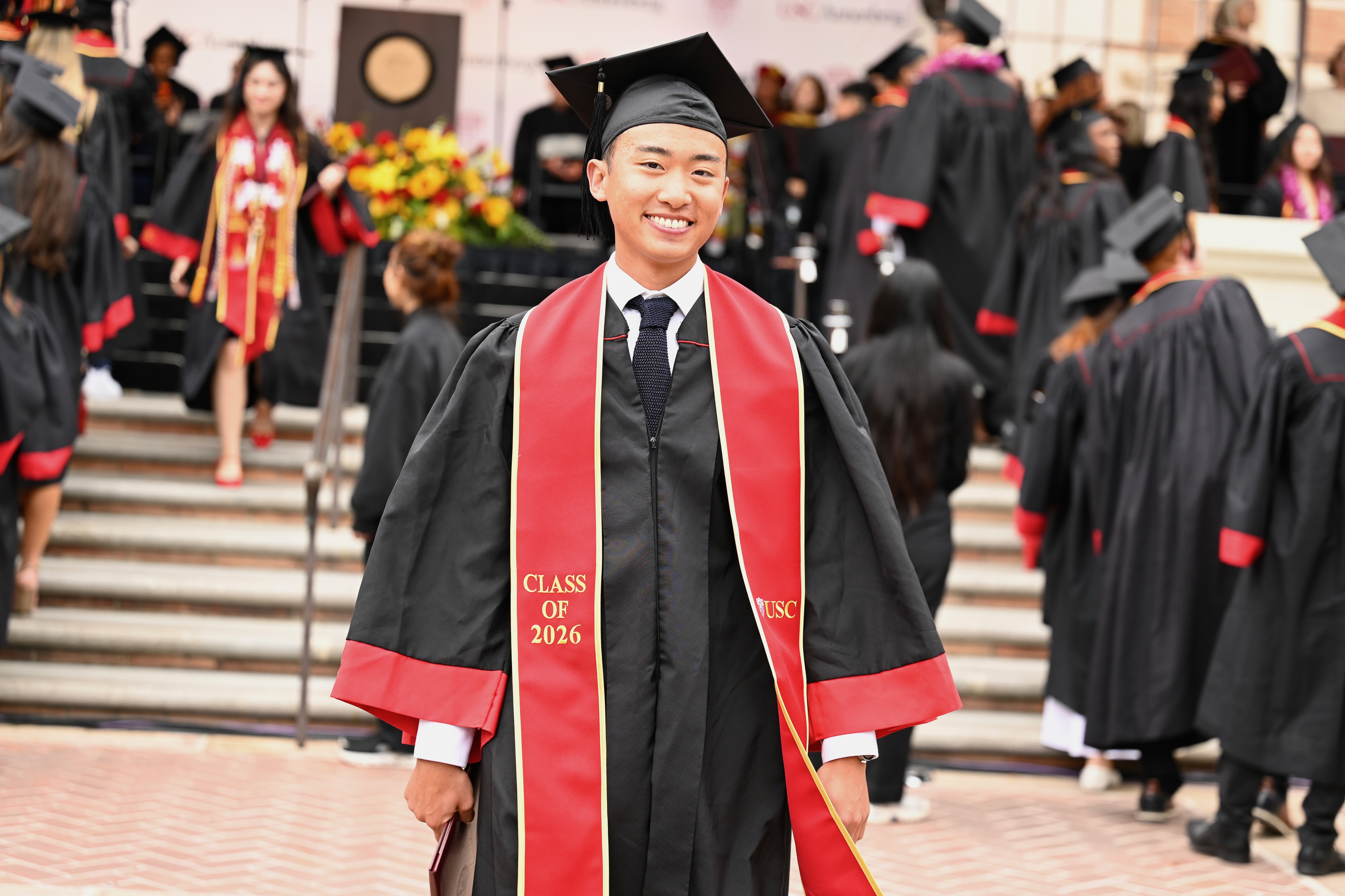 Carrying the torch: Tomo Chien, creator of the Morning, Trojan newsletter, gives students storytelling through analytics
