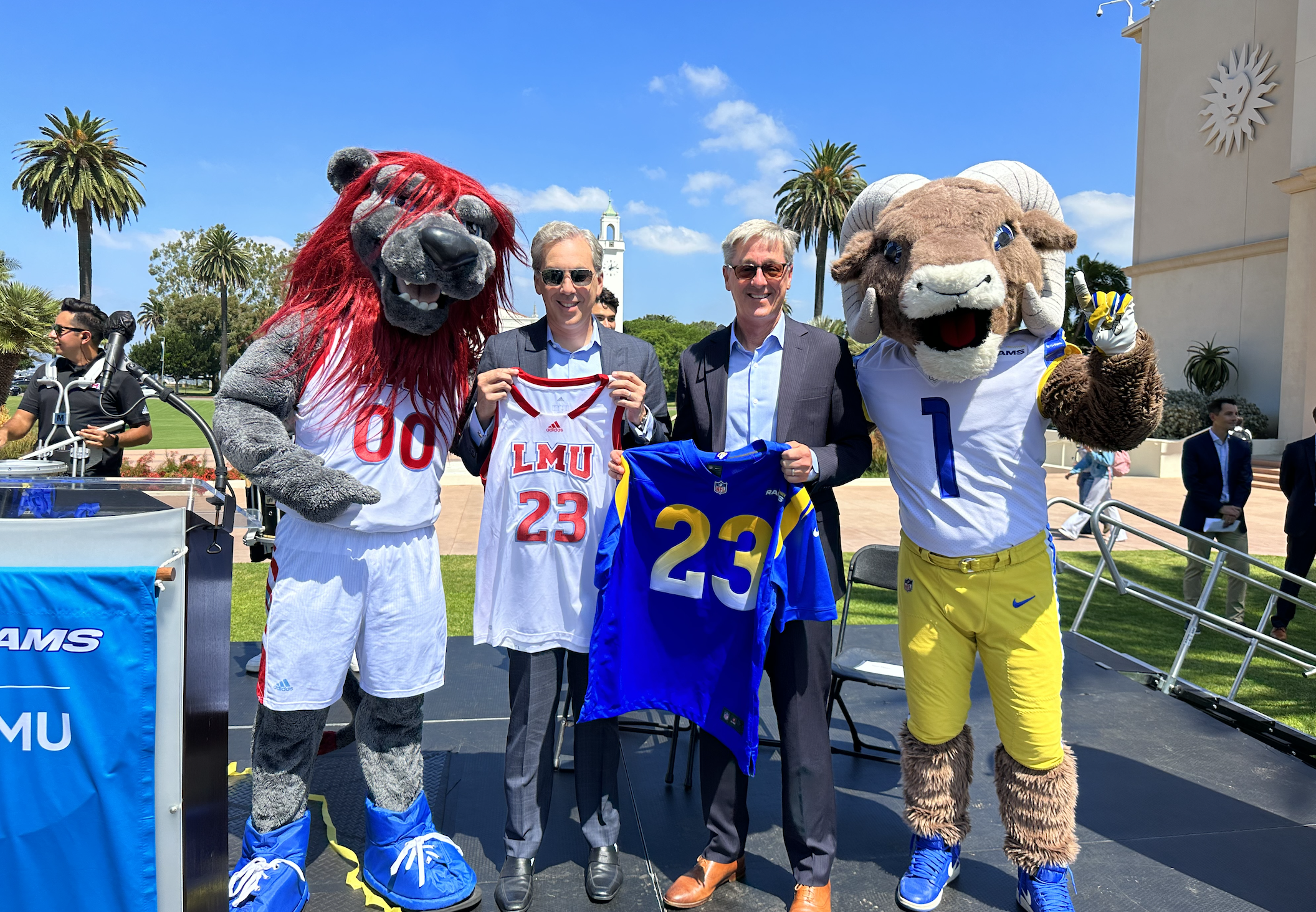 LMU x Los Angeles Rams: Stronger. Smarter. Brighter. TOGETHER! 