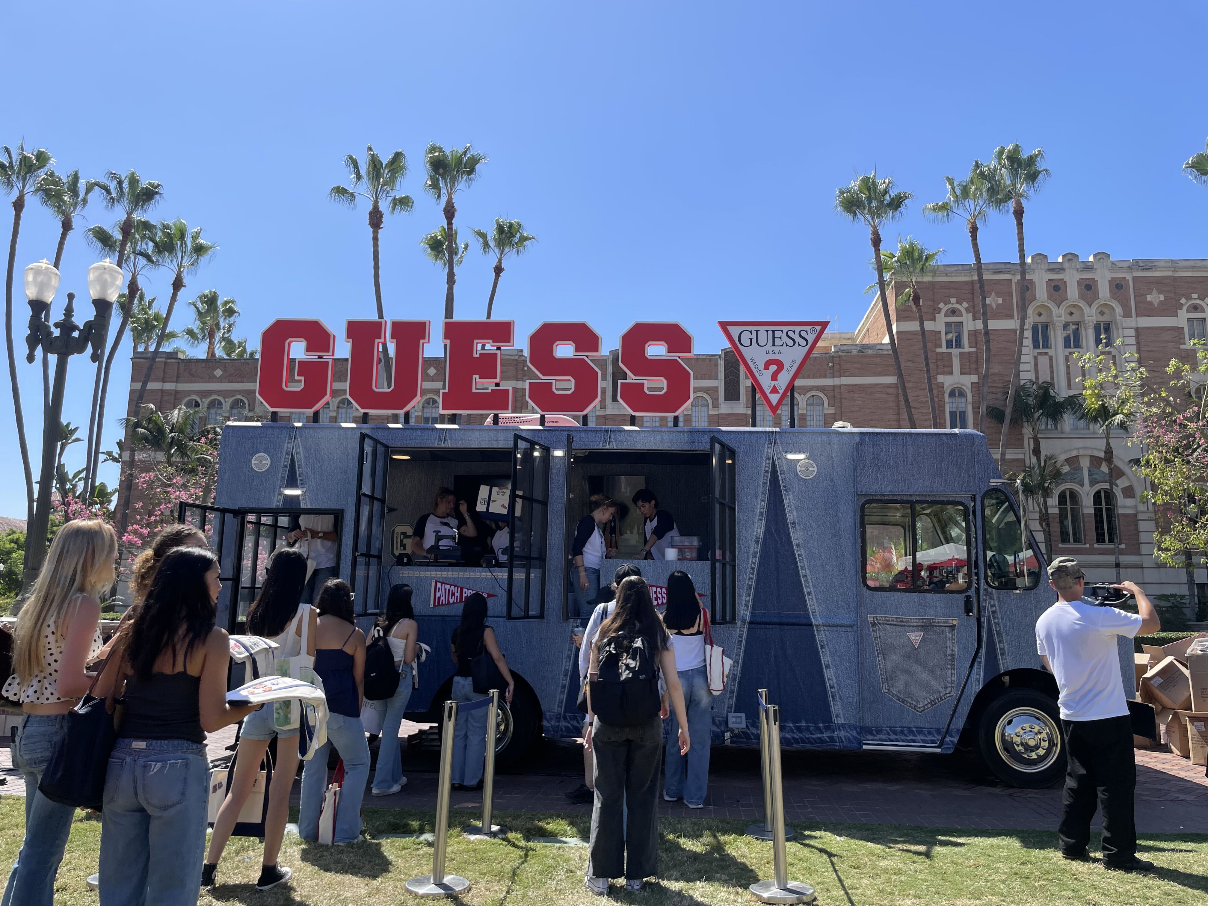 Guess kicks off its campus tour at USC Farmer’s Market