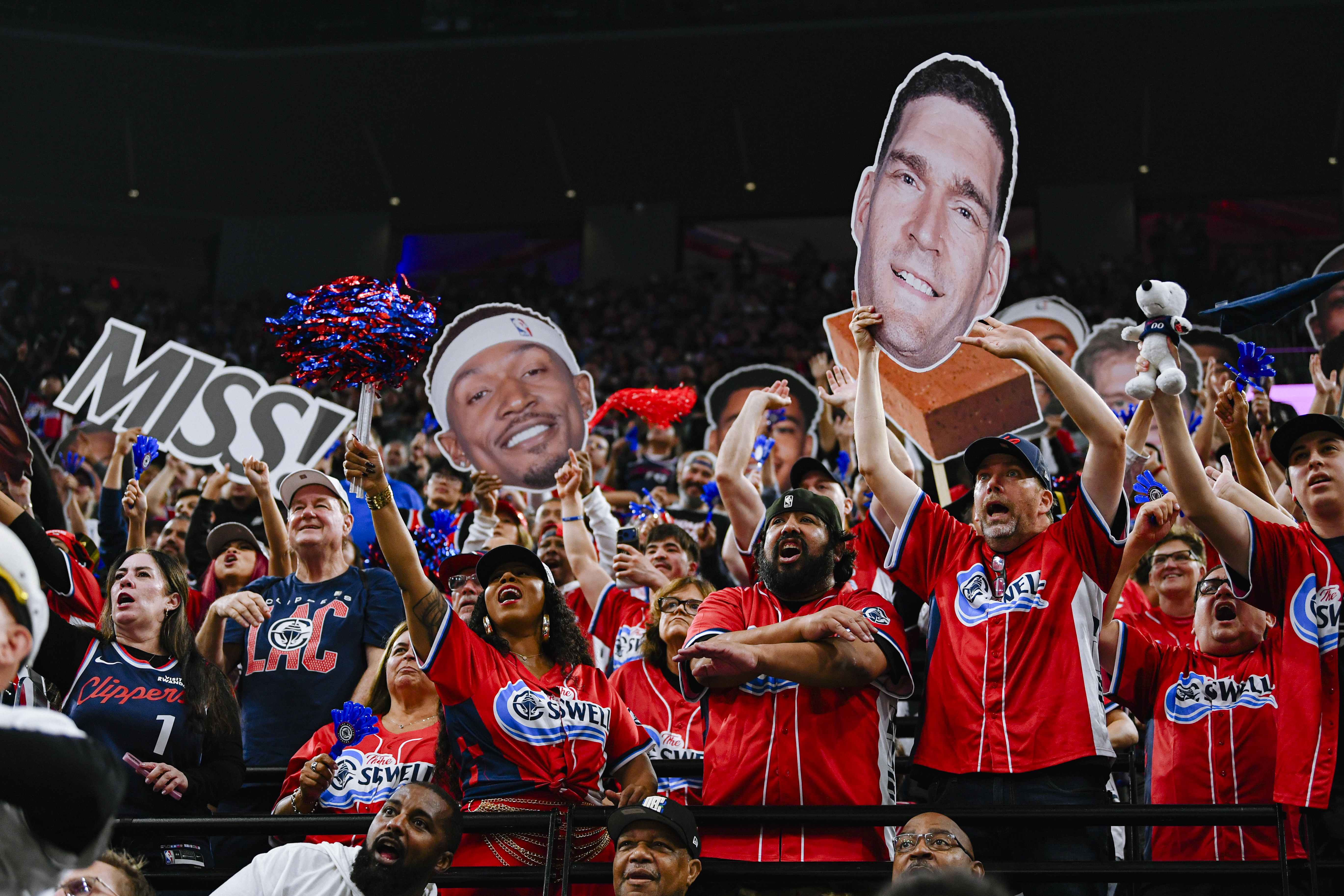 Fans share hope, loyalty for new-look Clippers at home opener